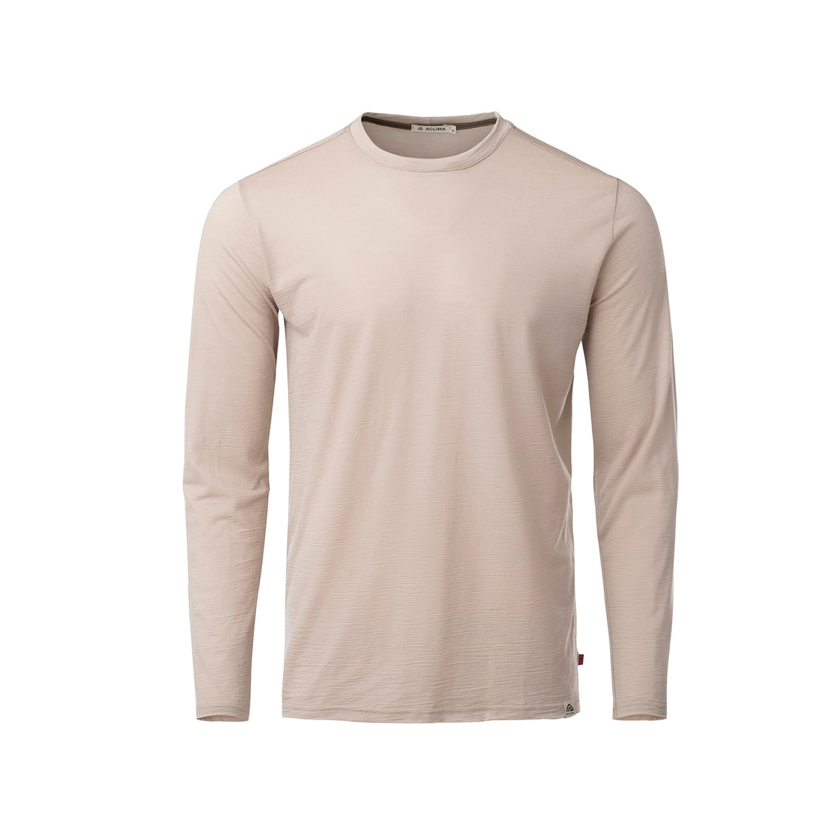 Aclima - LightWool 180 Langærmet Herre Uldtrøje // Simple Taupe fra Aclima - billede nr. 1 hos GrejFreak.dk