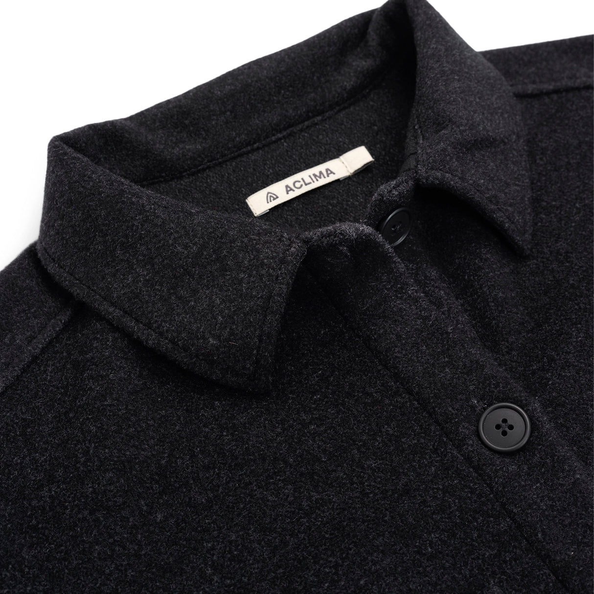 Aclima - Reborn Lumber Jakke Herre // Dark Grey Melange fra Aclima - billede nr. 10 hos GrejFreak.dk