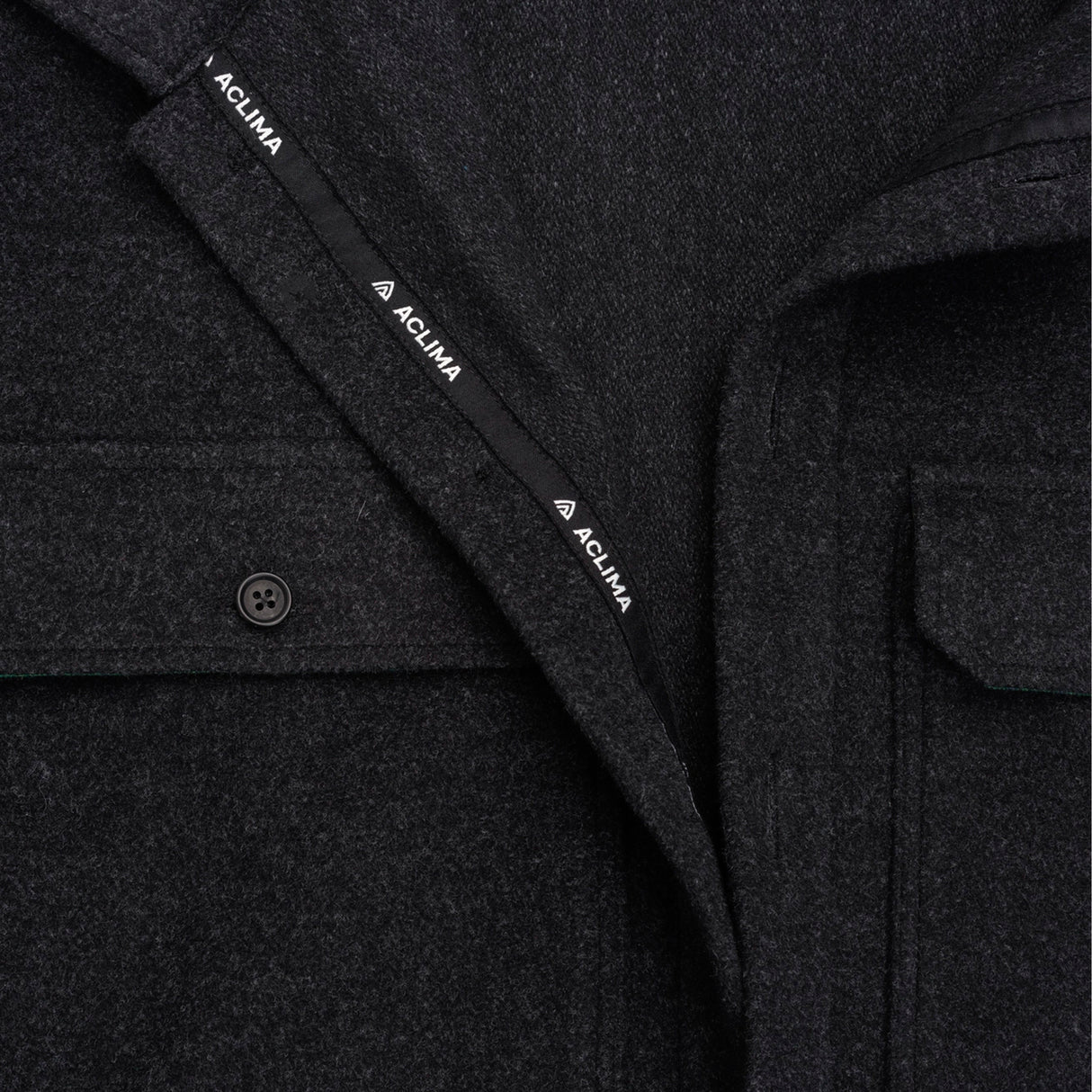 Aclima - Reborn Lumber Jakke Herre // Dark Grey Melange fra Aclima - billede nr. 11 hos GrejFreak.dk