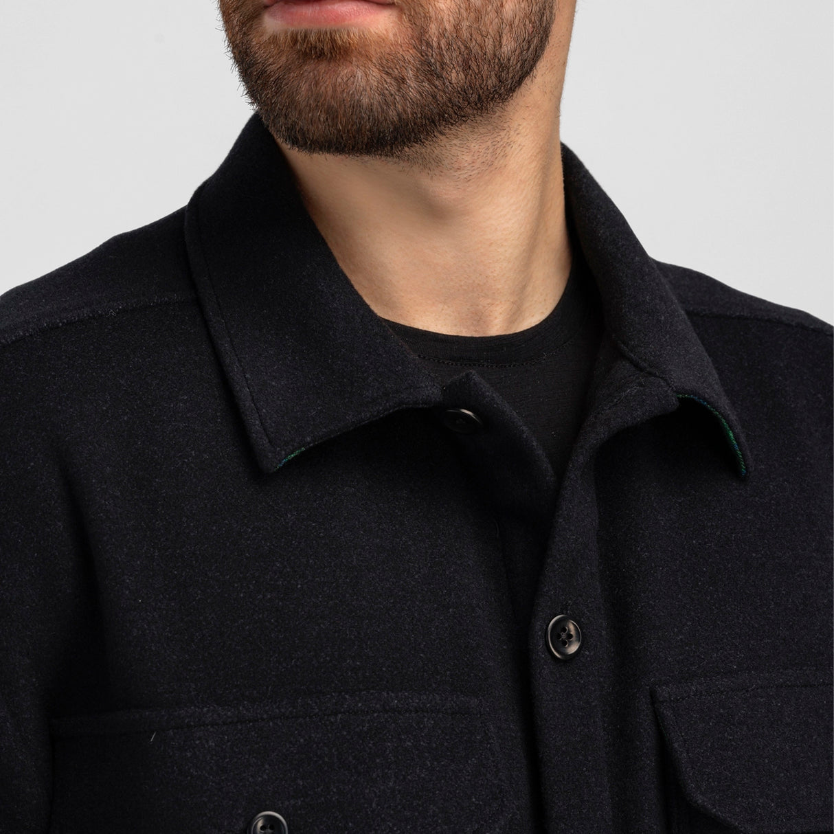 Aclima - Reborn Lumber Jakke Herre // Dark Grey Melange fra Aclima - billede nr. 4 hos GrejFreak.dk