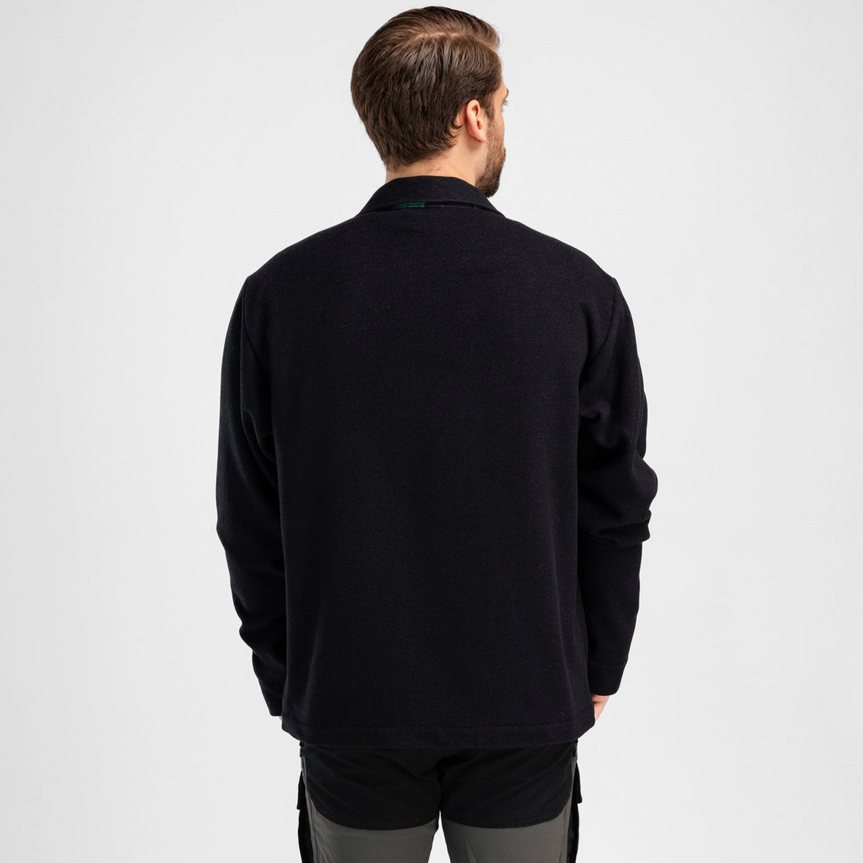 Aclima - Reborn Lumber Jakke Herre // Dark Grey Melange fra Aclima - billede nr. 5 hos GrejFreak.dk