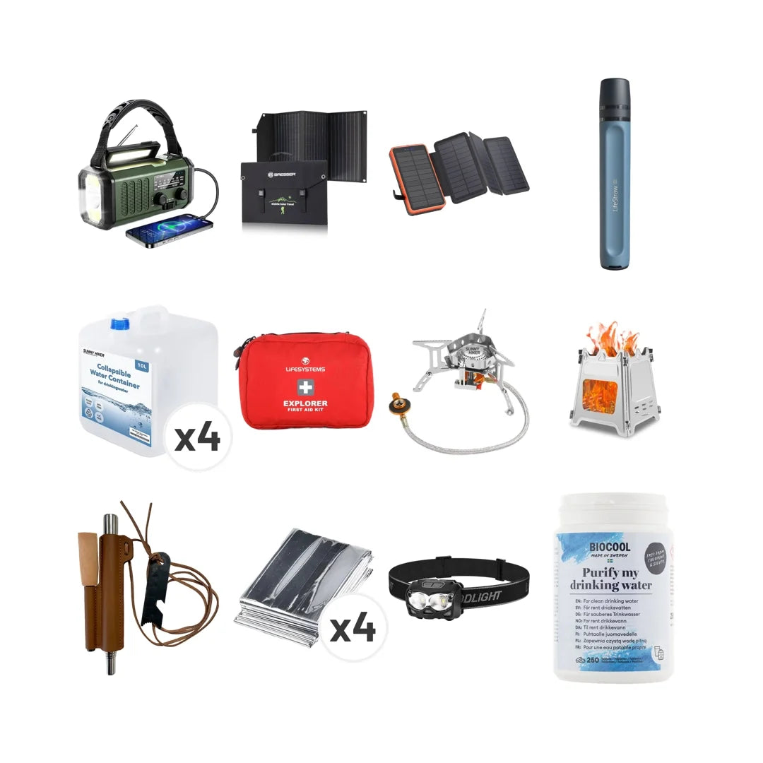 Beredskabspakke - Til Hele Familien fra GrejFreak - billede nr. 1 hos GrejFreak.dk