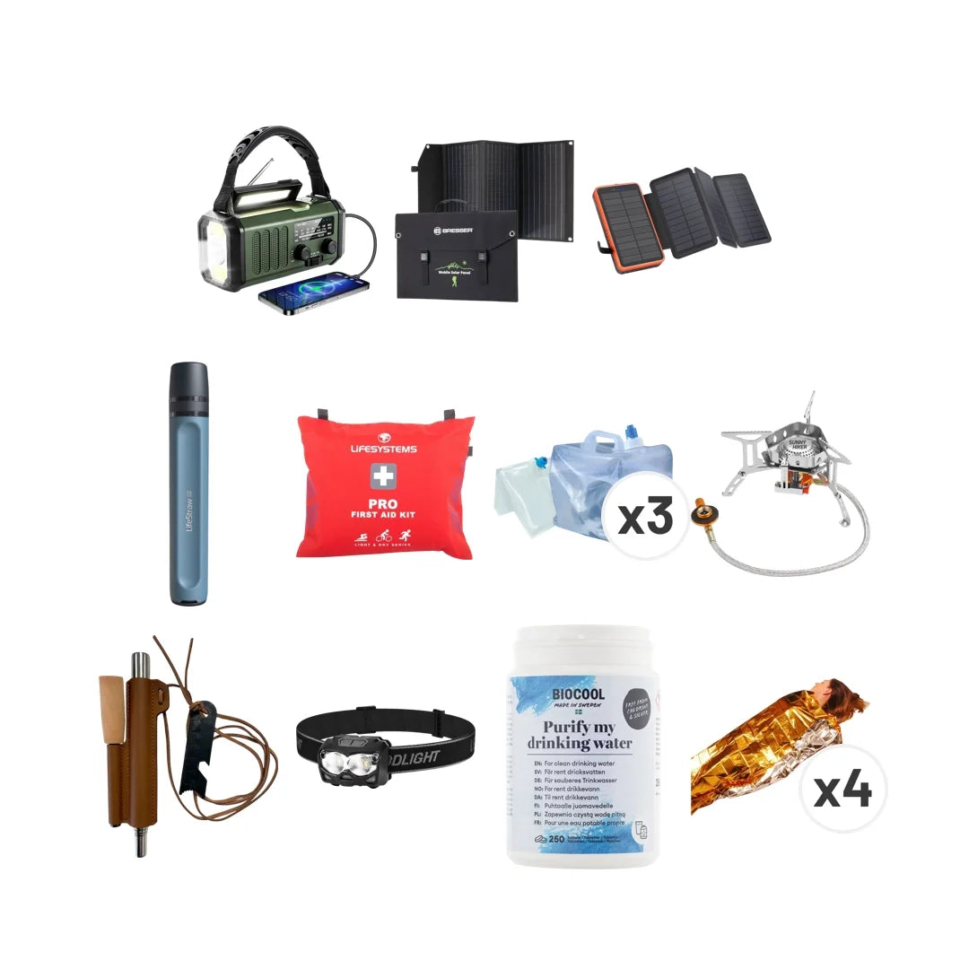Beredskabspakke - Til Hele Familien fra GrejFreak - billede nr. 1 hos GrejFreak.dk