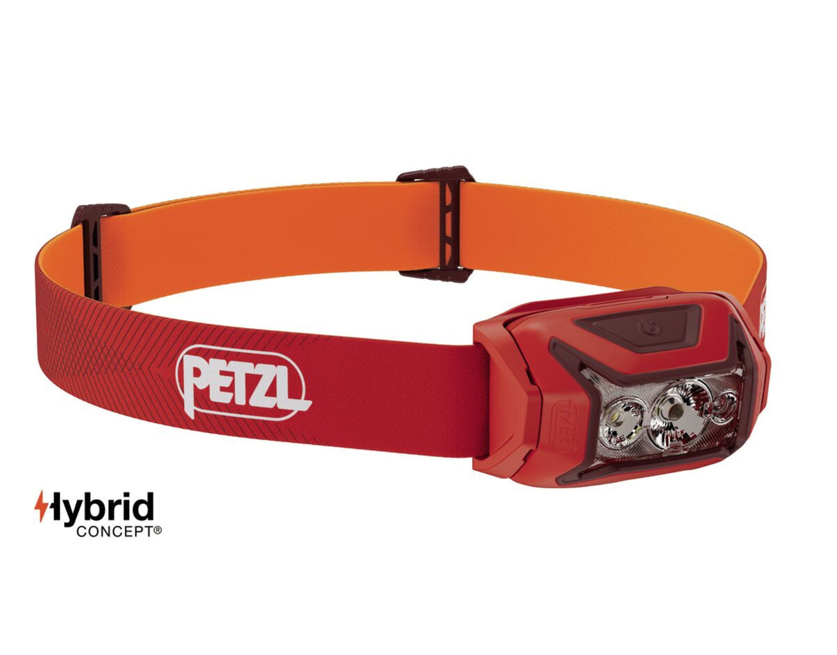 Petzl - Actik Pandelampe 450 Lumen // Rød fra Petzl - billede nr. 1 hos GrejFreak.dk