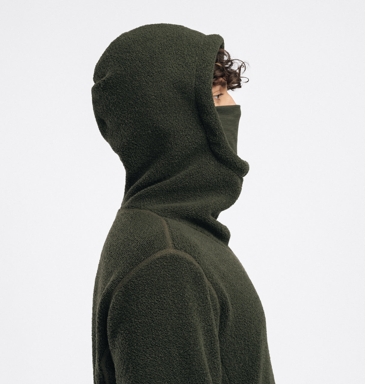 Aclima - ReBorn Terry 400g Unisex Pullover // Olive Melange fra Aclima - billede nr. 18 hos GrejFreak.dk