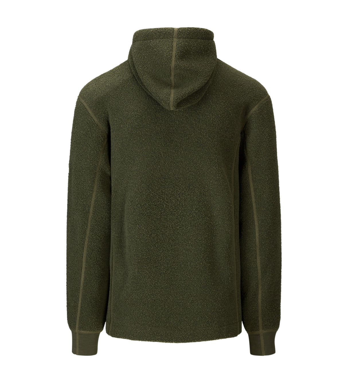 Aclima - ReBorn Terry 400g Unisex Pullover // Olive Melange fra Aclima - billede nr. 2 hos GrejFreak.dk