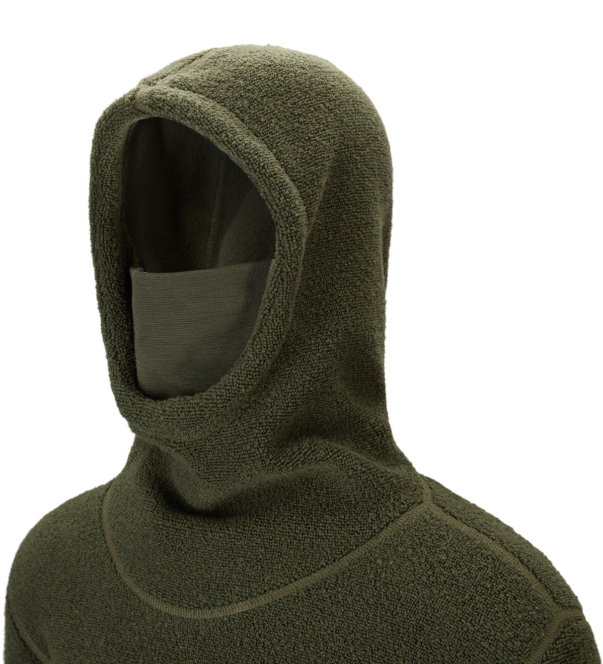Aclima - ReBorn Terry 400g Unisex Pullover // Olive Melange fra Aclima - billede nr. 4 hos GrejFreak.dk