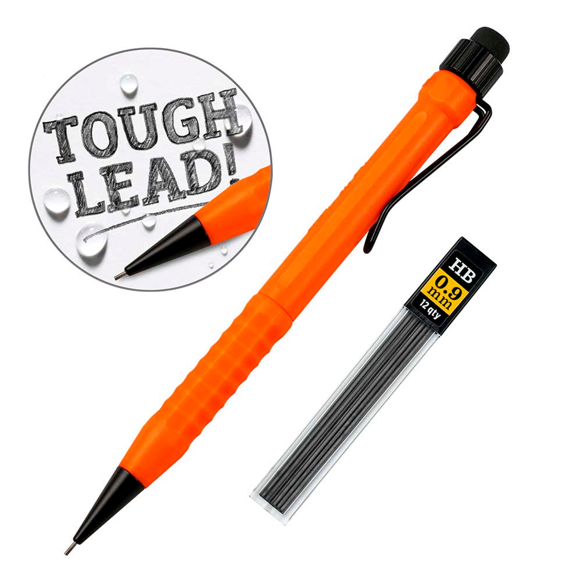 Rite In The Rain - Precision Twist Pencil // Blaze Orange fra Rite in the Rain - billede nr. 1 hos GrejFreak.dk