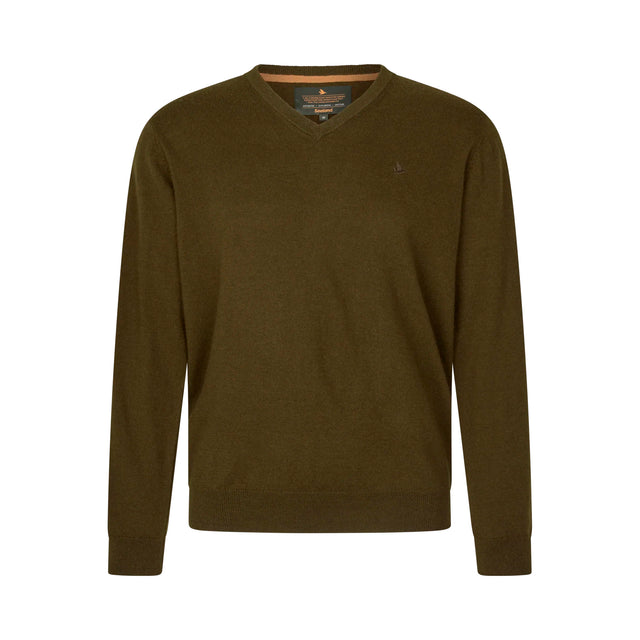 Seeland - Pine V-Neck Pullover // Light Pine fra Seeland - billede nr. 1 hos GrejFreak.dk