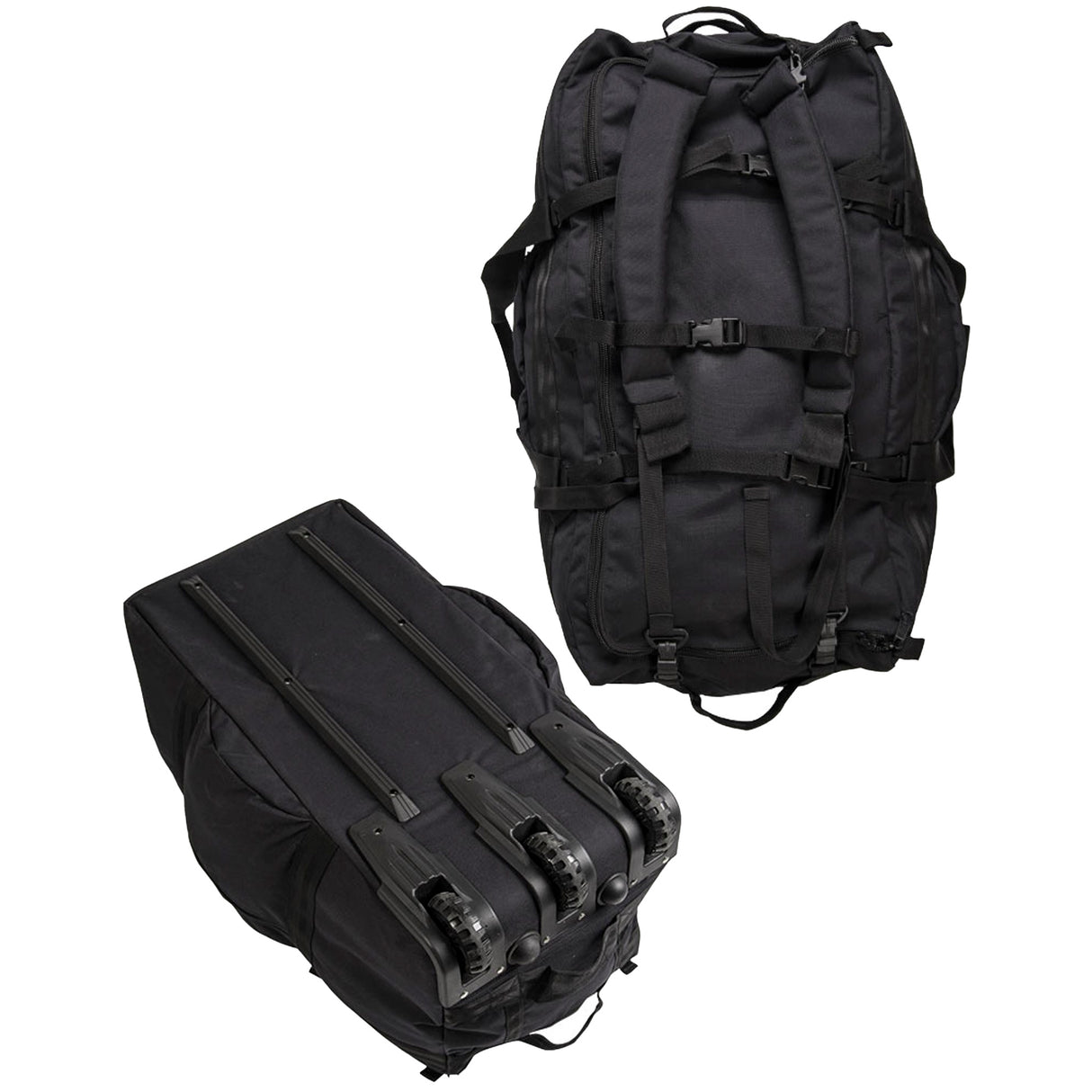 Mil-Tec - Combat Duffle Taske Med Hjul // Sort fra Mil-Tec - billede nr. 2 hos GrejFreak.dk