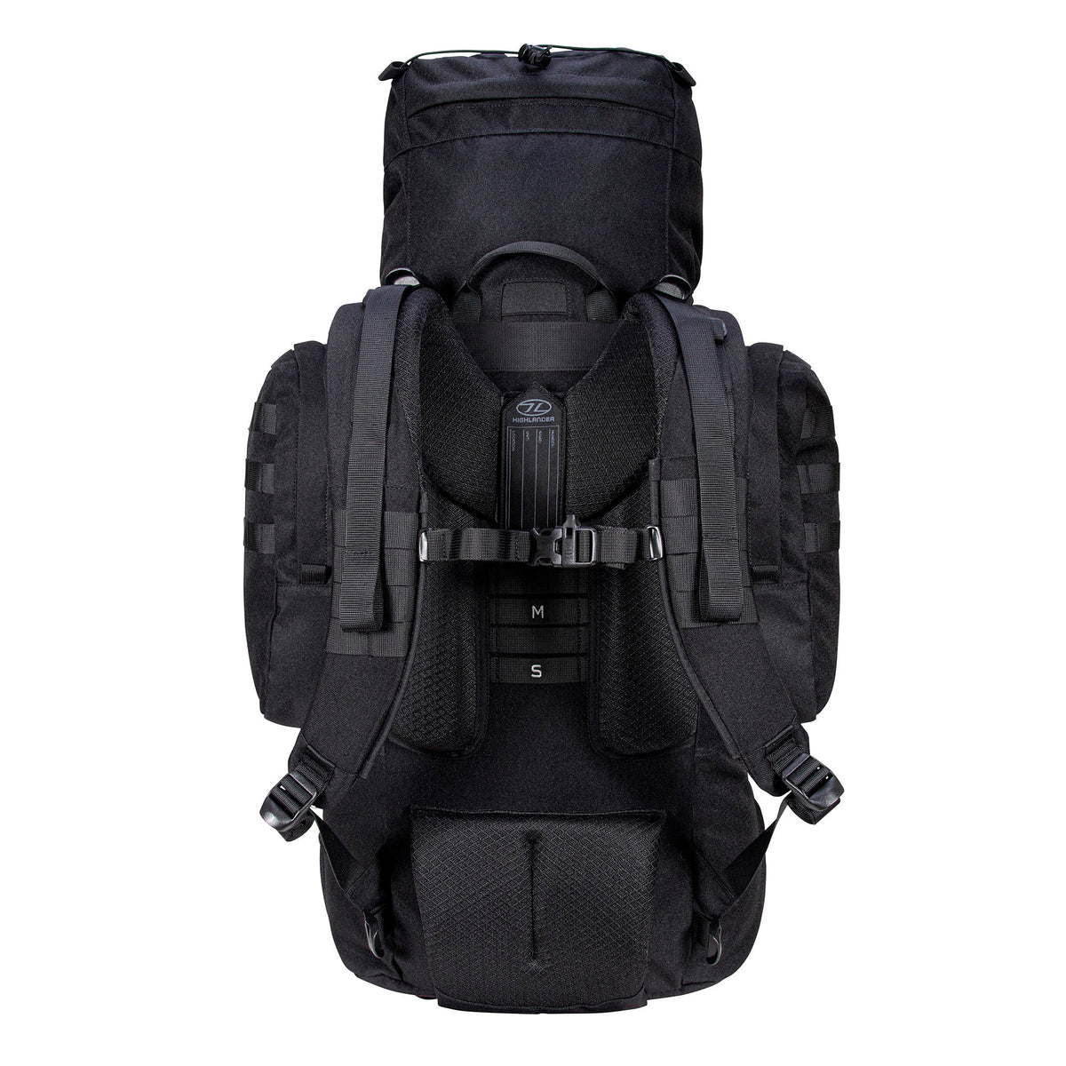 Highlander - Forces Elite Patruljerygsæk 66L // Sort fra Highlander - billede nr. 10 hos GrejFreak.dk