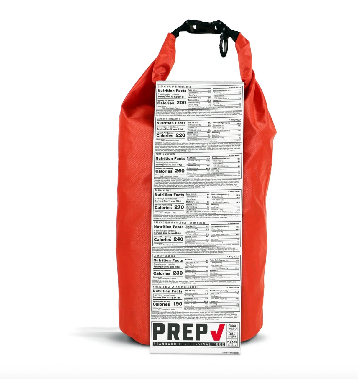 ReadyWise - Smart Readybag - 60 SERVERINGER - MORGEN-MIDDAG-AFTEN fra Readywise - billede nr. 2 hos GrejFreak.dk