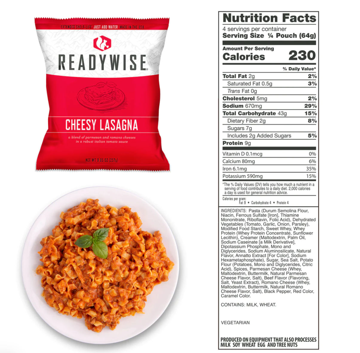 ReadyWise - Hovedretter 120 Portioner fra Readywise - billede nr. 3 hos GrejFreak.dk