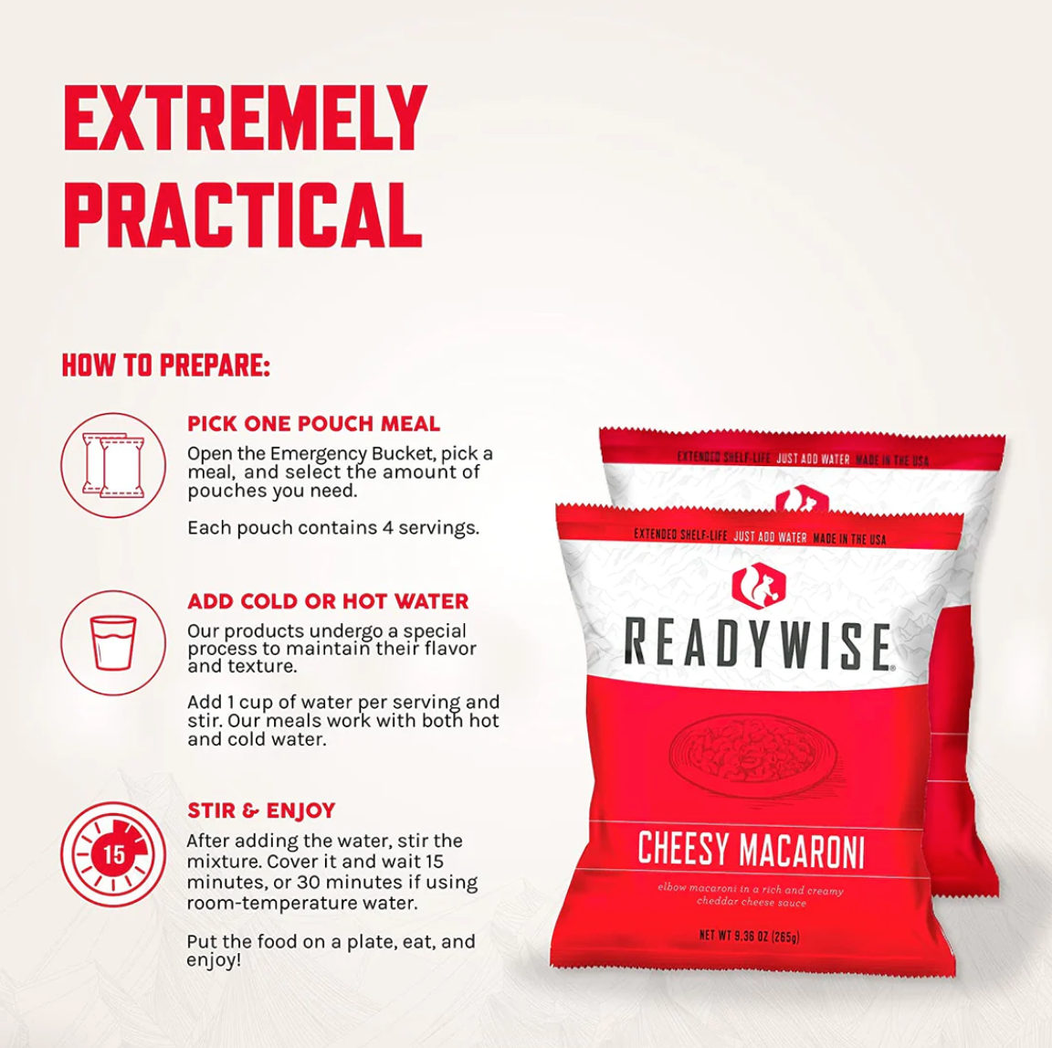 ReadyWise - Hovedretter 120 Portioner fra Readywise - billede nr. 9 hos GrejFreak.dk