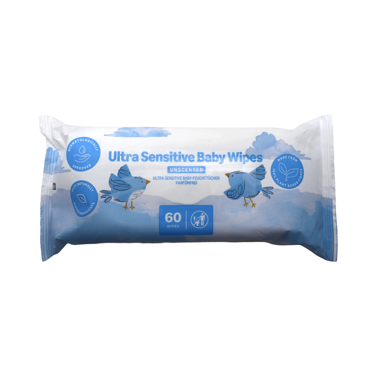 Readybox - Ultrasensitive babyvådservietter (60 servietter per pakke) fra Readybox - billede nr. 1 hos GrejFreak.dk