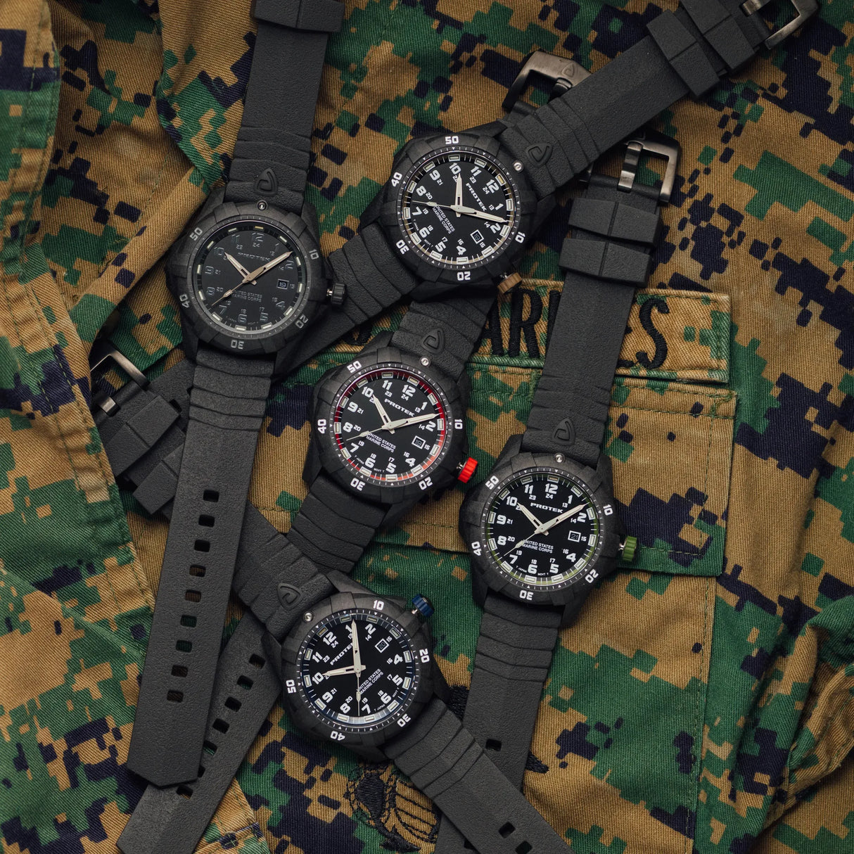 ProTek - PT1011 USMC 42 mm Outdoor Ur // Sort fra ProTek - billede nr. 11 hos GrejFreak.dk