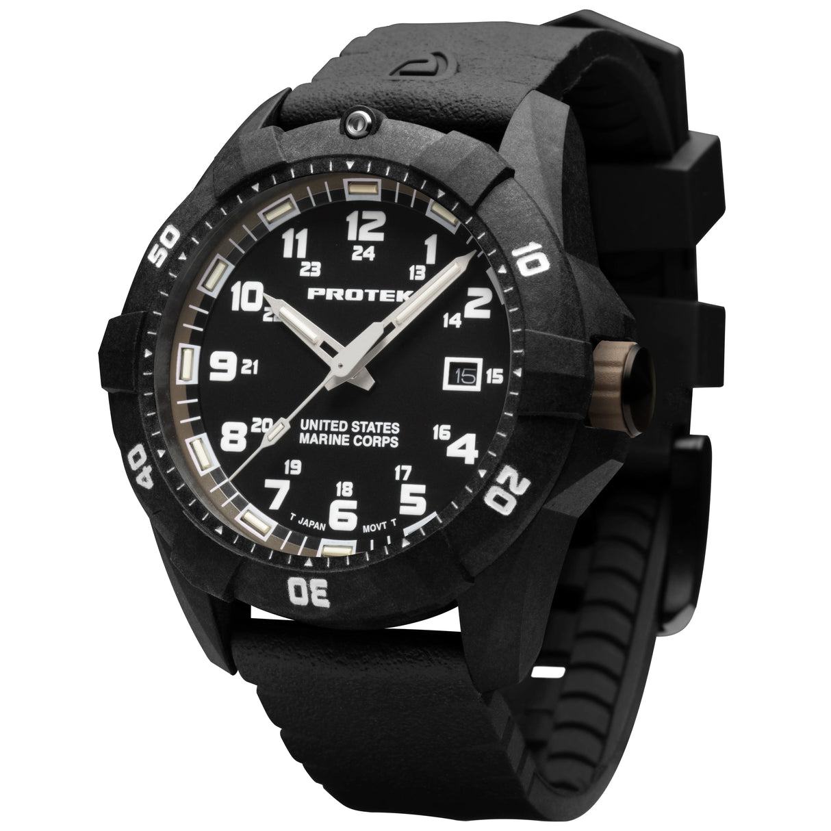 ProTek - PT1016 USMC 42 mm Outdoor Ur // Sort & Sand fra ProTek - billede nr. 2 hos GrejFreak.dk