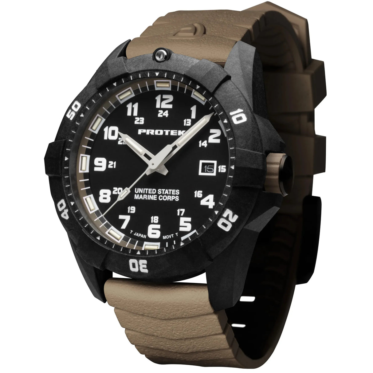 ProTek - PT1016D USMC 42 mm Outdoor Ur // Sand fra ProTek - billede nr. 2 hos GrejFreak.dk