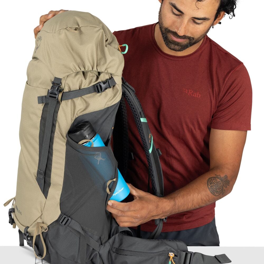 Osprey - Kestrel LT 45 Herre Vandrerygsæk 45L // Moss Green fra Osprey - billede nr. 12 hos GrejFreak.dk