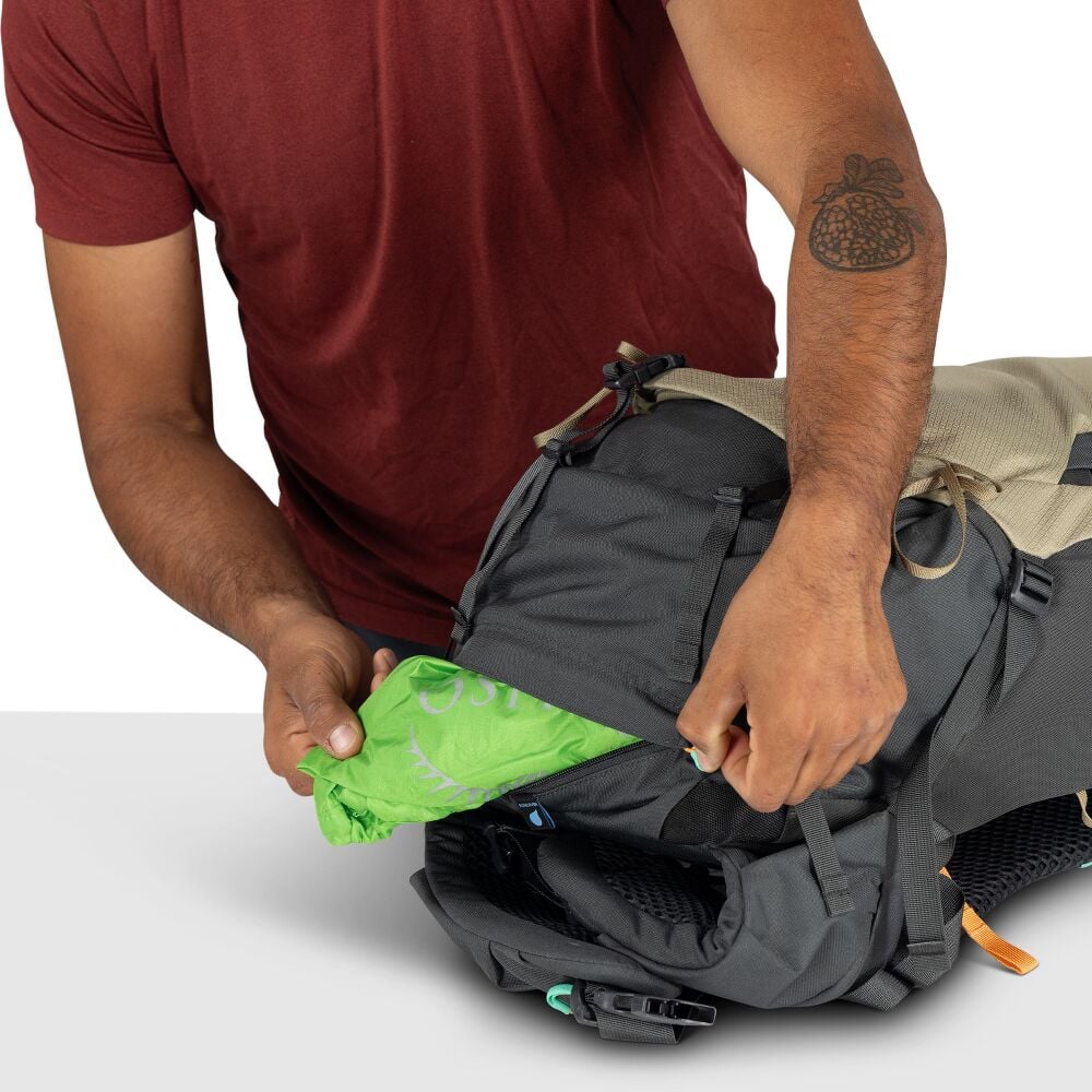 Osprey - Kestrel LT 45 Herre Vandrerygsæk 45L // Moss Green fra Osprey - billede nr. 15 hos GrejFreak.dk