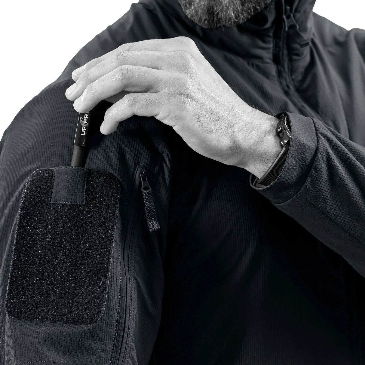 UF PRO - Hunter FZ Gen 3 Tactical Softshell Herrejakke // Sort fra UF PRO - billede nr. 7 hos GrejFreak.dk