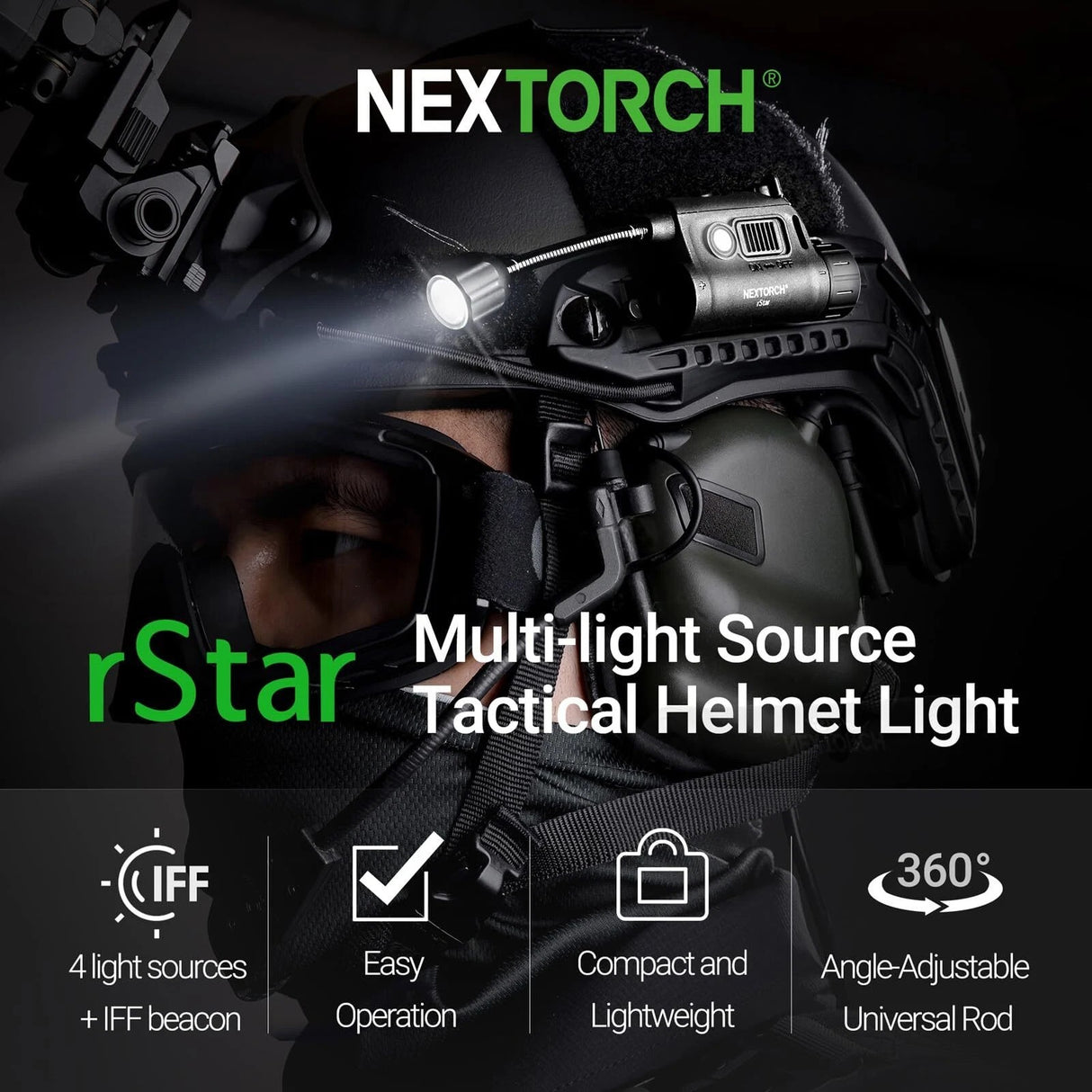 Nextorch - rStar LED Hjelmlygte 80 lumen fra NEXTORCH - billede nr. 8 hos GrejFreak.dk