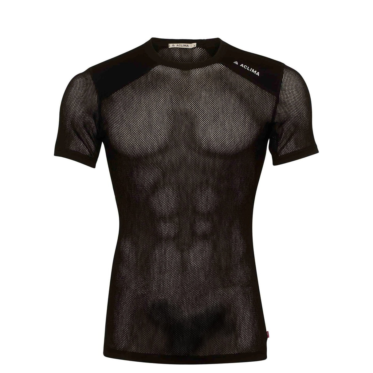 Aclima - WoolNet Light Herre Uld T-shirt // Sort fra Aclima - billede nr. 1 hos GrejFreak.dk