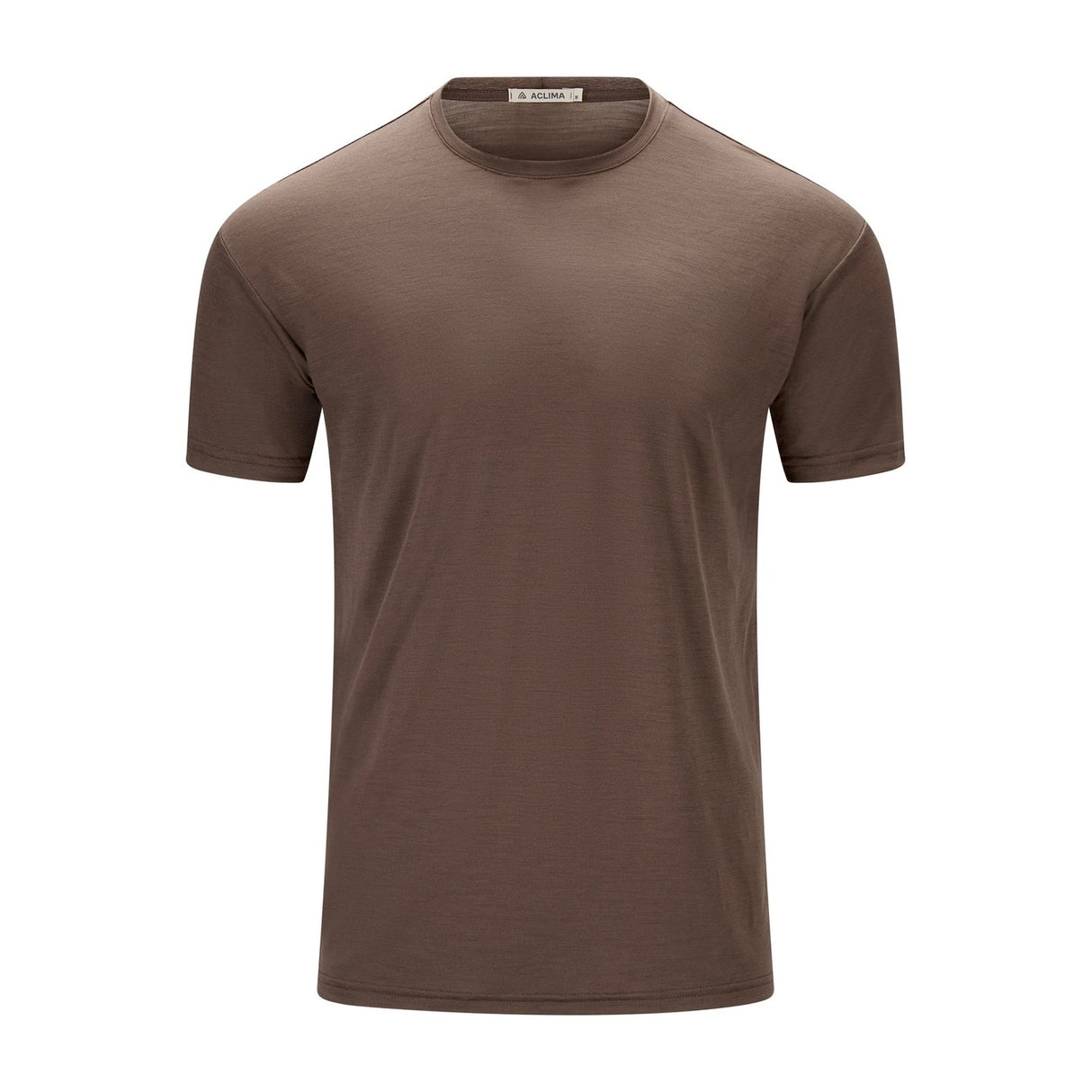 Aclima - LightWool 140 Herre T-Shirt // Dark Earth fra Aclima - billede nr. 1 hos GrejFreak.dk
