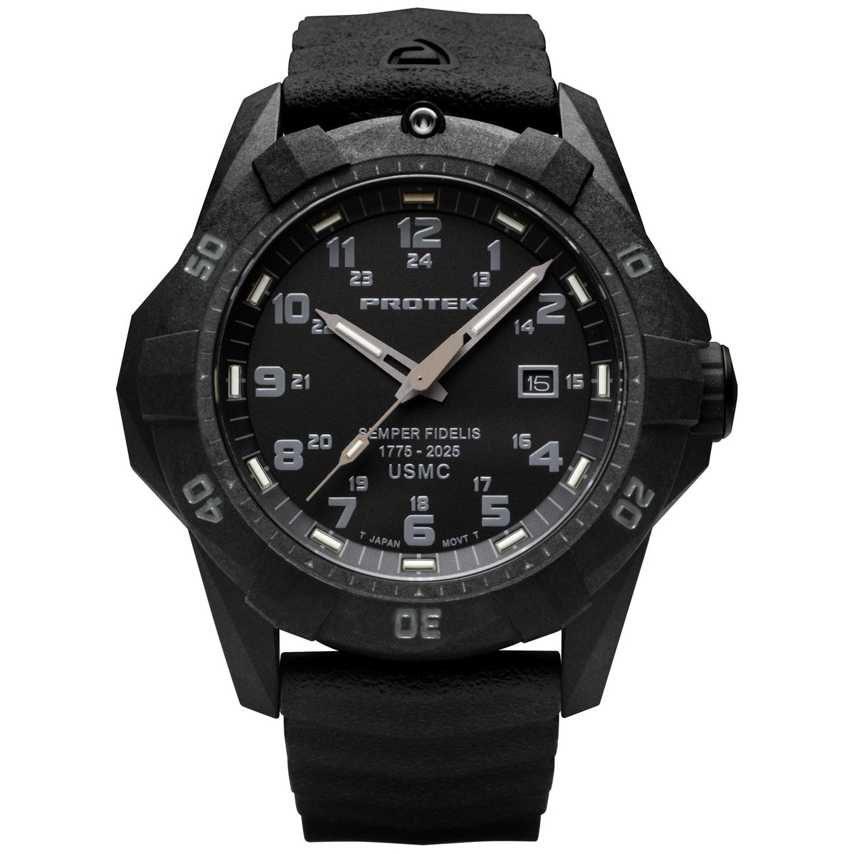 ProTek - PT1011SF USMC 250 års edition 42 mm Outdoor Ur // Sort fra ProTek - billede nr. 1 hos GrejFreak.dk