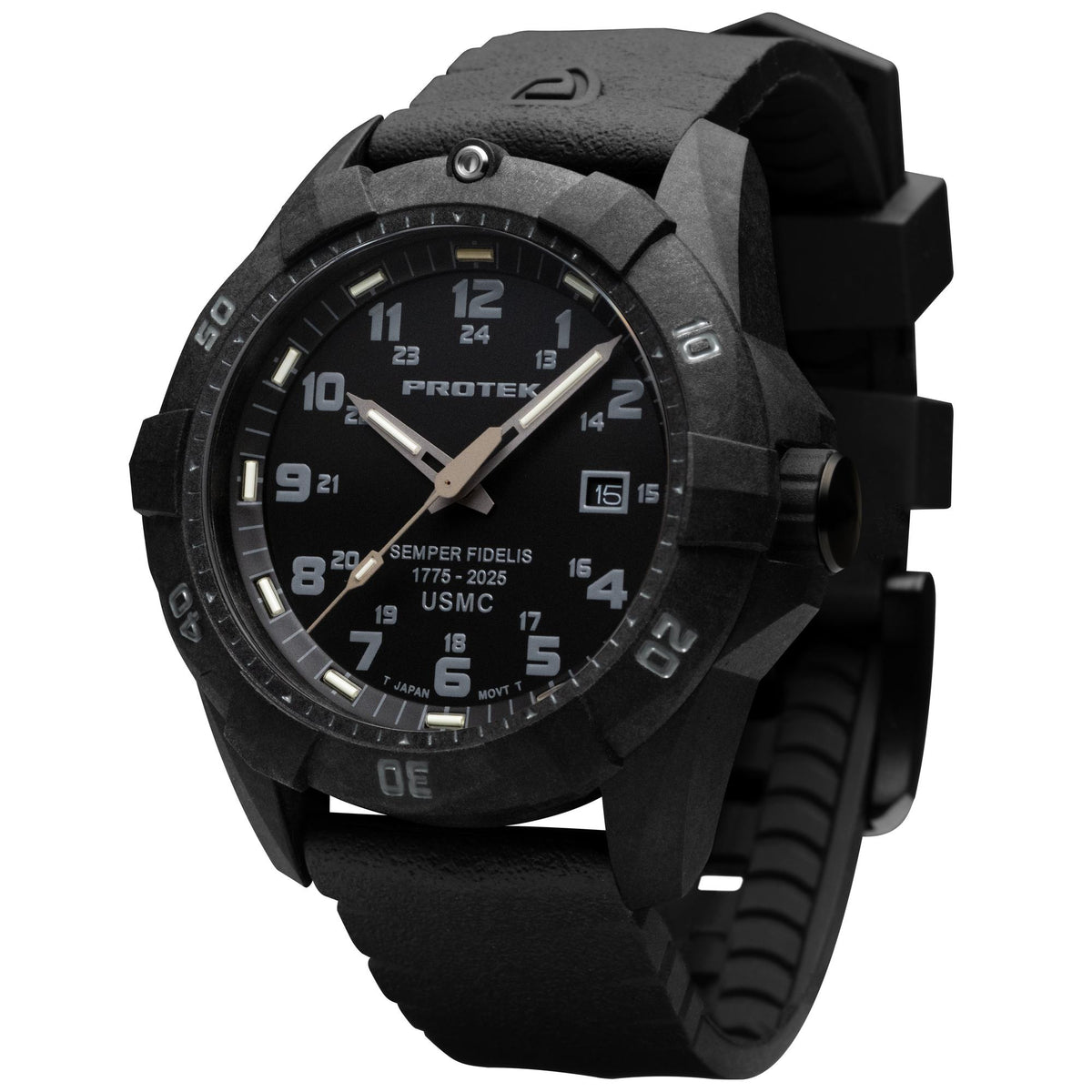 ProTek - PT1011SF USMC 250 års edition 42 mm Outdoor Ur // Sort fra ProTek - billede nr. 2 hos GrejFreak.dk