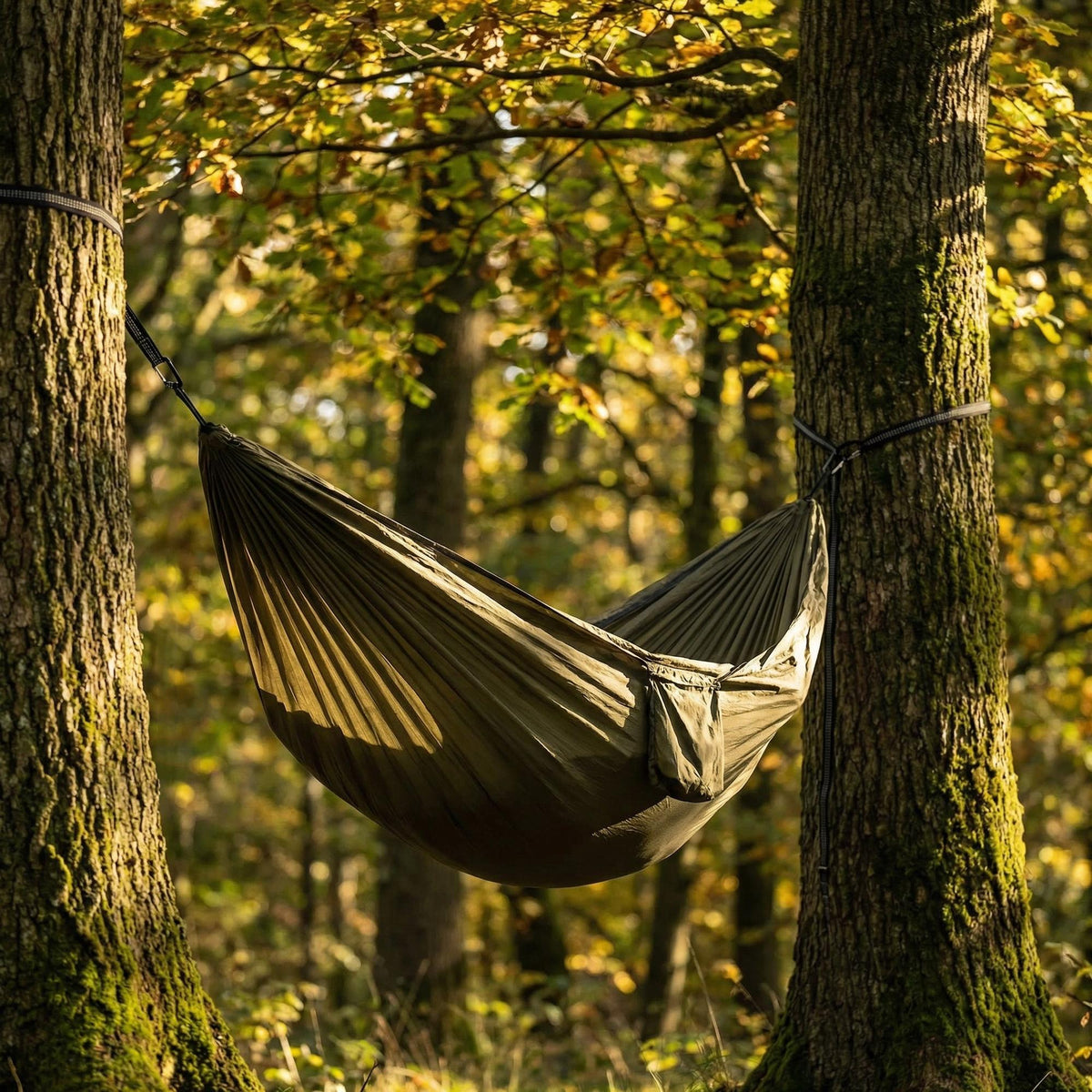 Sunny Hiker - Suspender Dobbelt Hængekøje // Olivengrøn fra Sunny Hiker - billede nr. 2 hos GrejFreak.dk