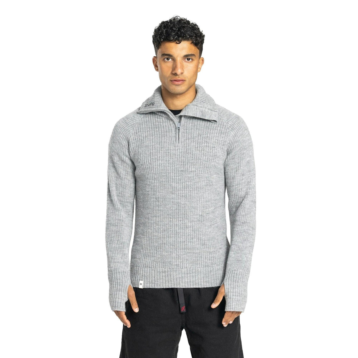 Ulvang - Rav 2.0 Sweater m. Lynlås // Lysegrå fra Ulvang - billede nr. 2 hos GrejFreak.dk
