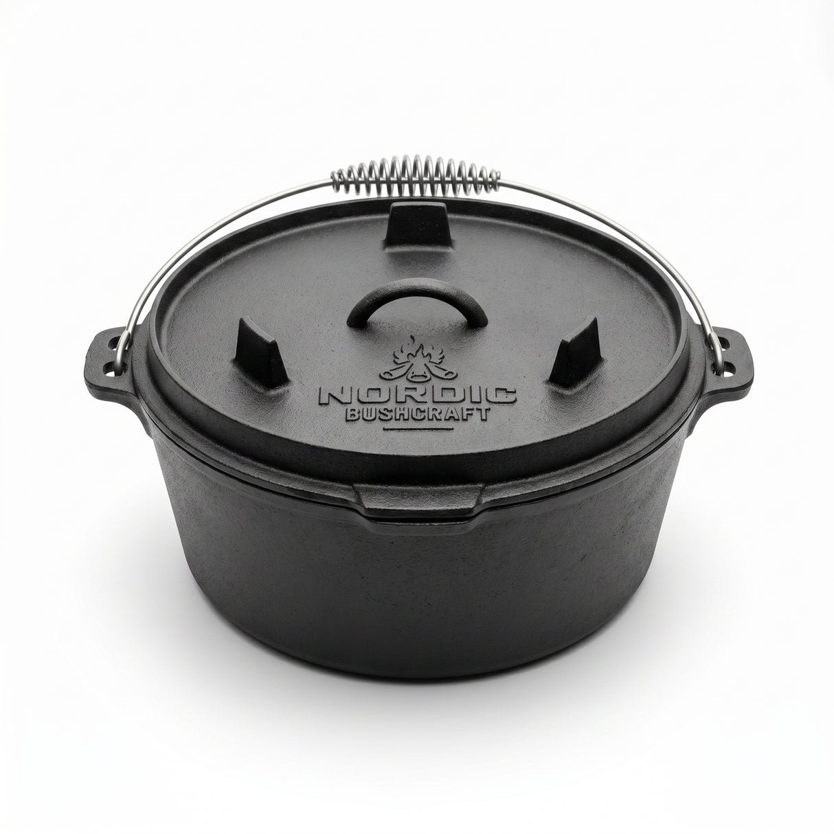 Nordic Bushcraft - 6L Dutch Oven Støbejernsgryde fra Nordic Bushcraft - billede nr. 1 hos GrejFreak.dk