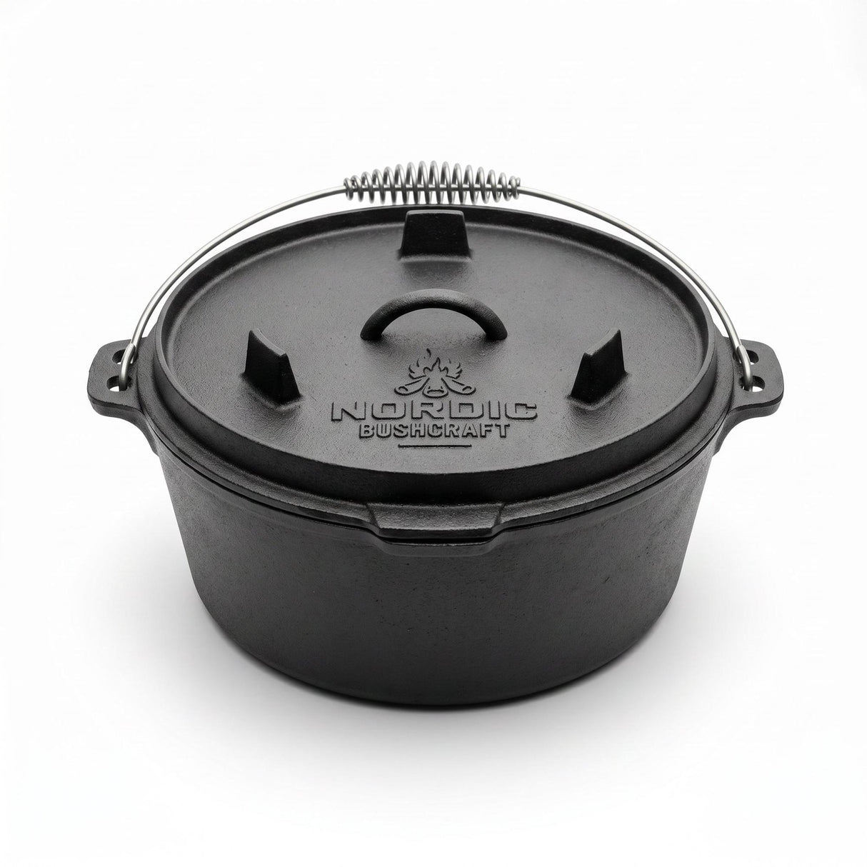 Nordic Bushcraft - 6L Dutch Oven Støbejernsgryde fra Nordic Bushcraft - billede nr. 1 hos GrejFreak.dk