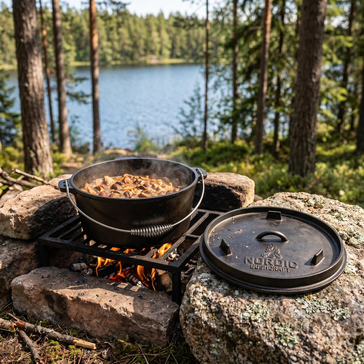 Nordic Bushcraft - 12L Dutch Oven fra Nordic Bushcraft - billede nr. 5 hos GrejFreak.dk
