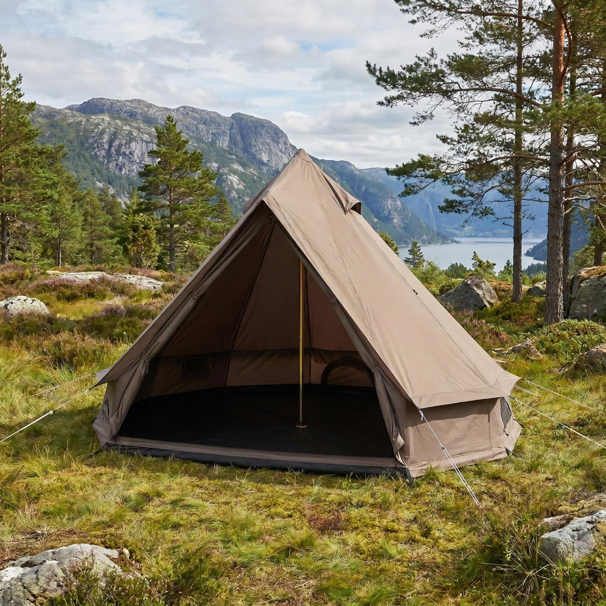 Sunny Hiker - Klokketelt (4 pers.) fra Sunny Hiker - billede nr. 2 hos GrejFreak.dk