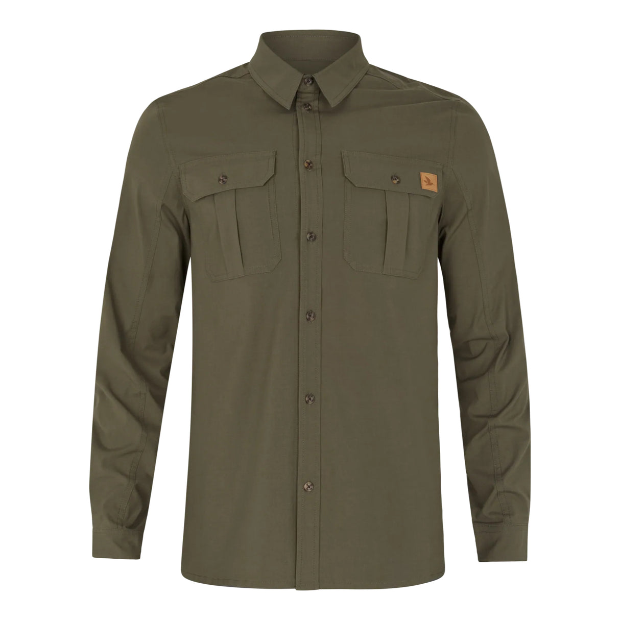 Seeland - Selous L/S Cargo Skjorte // Grape leaf fra Seeland - billede nr. 1 hos GrejFreak.dk