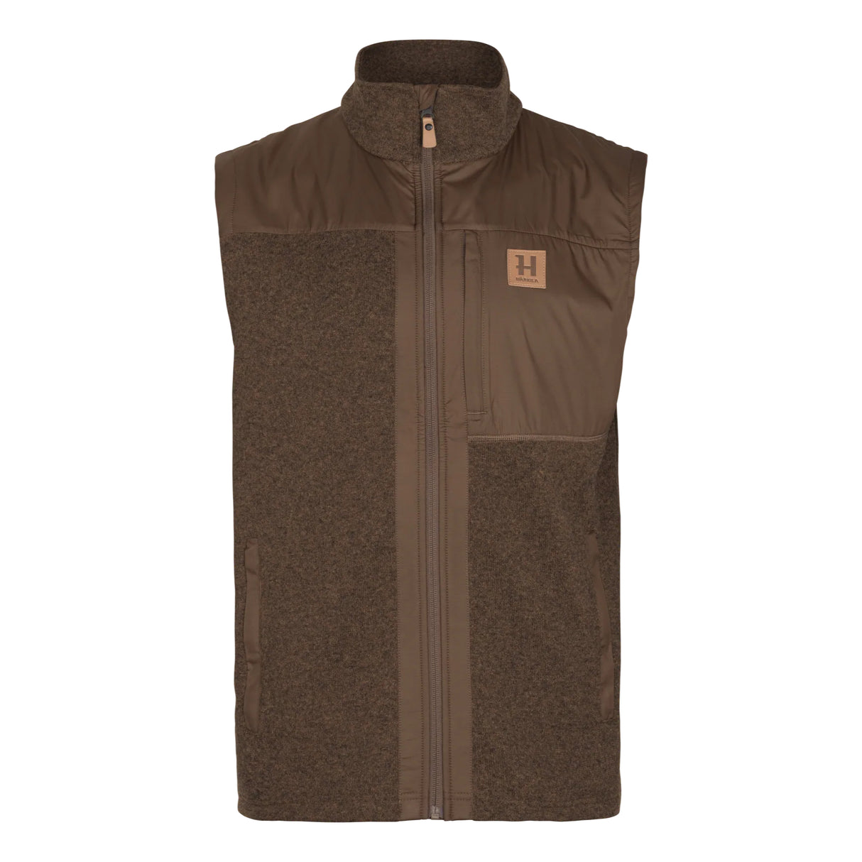 Härkila - Kalix Fleece Vest // Dark earth fra Härkila - billede nr. 1 hos GrejFreak.dk