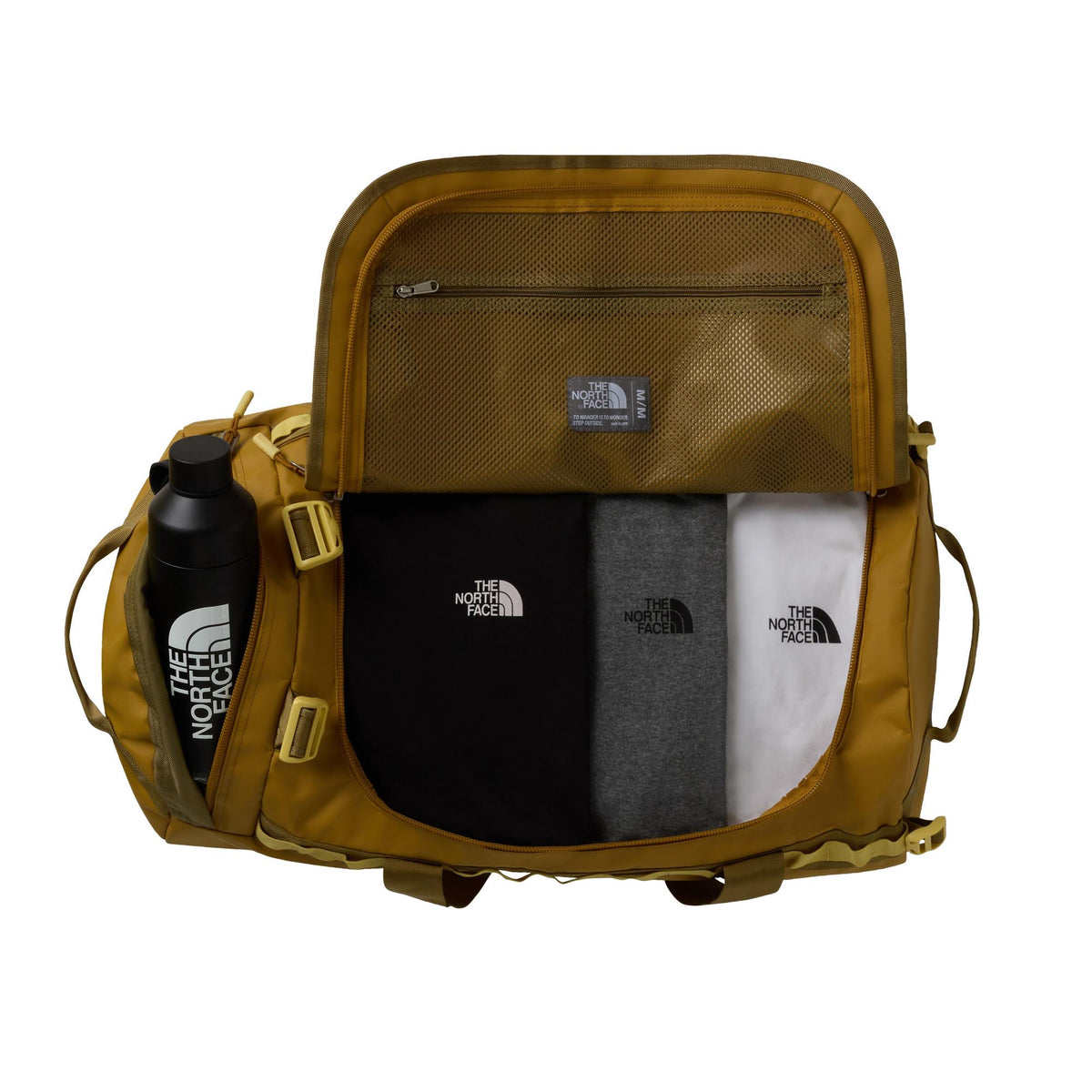 The North Face - Base Camp Duffel Bag Medium 71L // Golden Tan / Cedar / Honeye fra The North Face - billede nr. 3 hos GrejFreak.dk