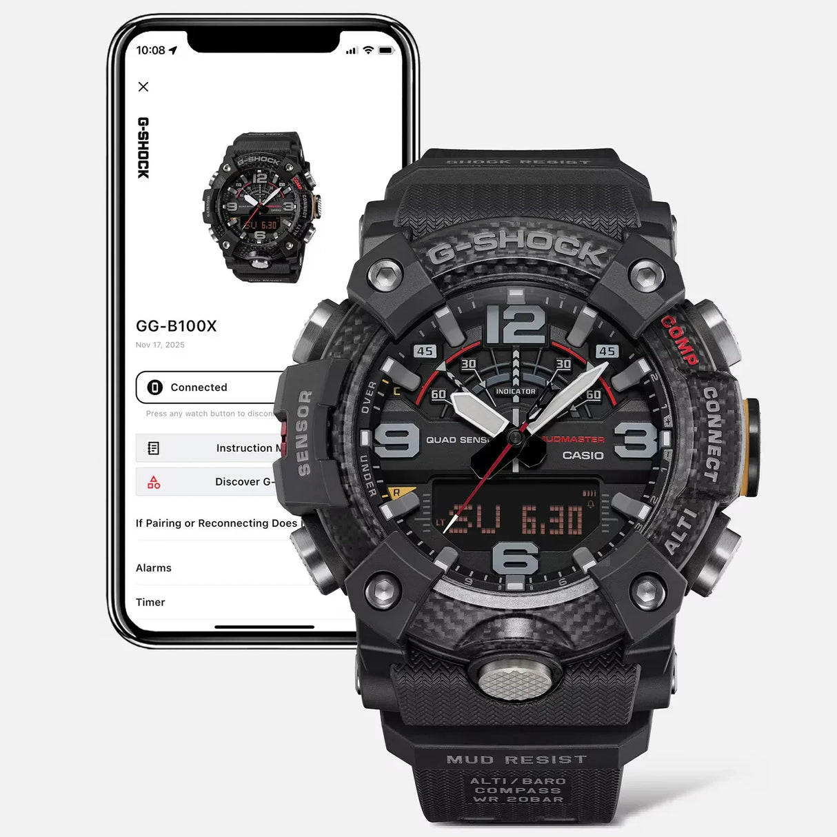 Casio G-Shock Mudmaster GG-B100X-1A3ER fra Casio - billede nr. 9 hos GrejFreak.dk