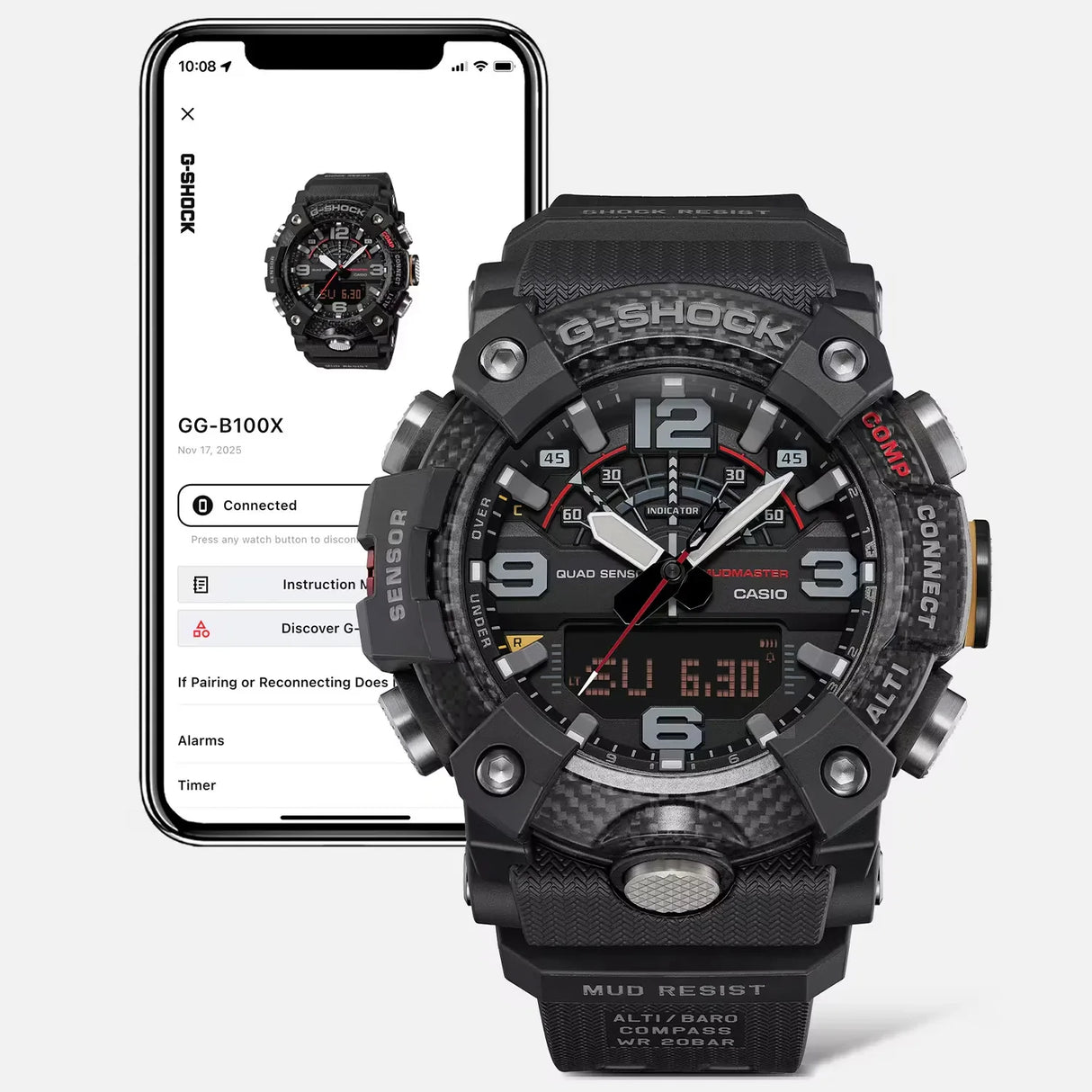 Casio G-Shock Premium Mudmaster GG-B100X-1AER fra Casio - billede nr. 9 hos GrejFreak.dk