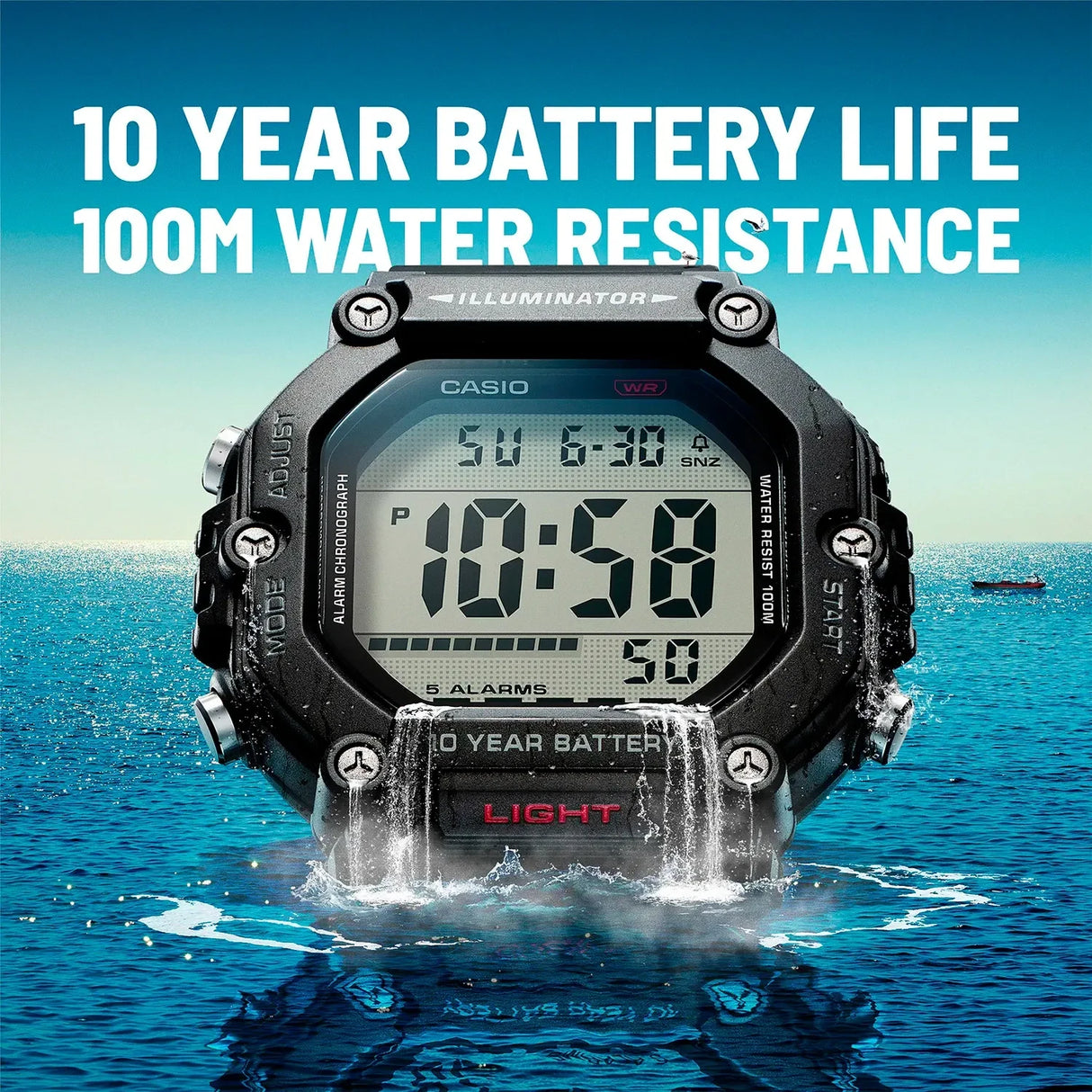 Casio - Timeless AE-1600H-1AVEF fra Casio - billede nr. 6 hos GrejFreak.dk