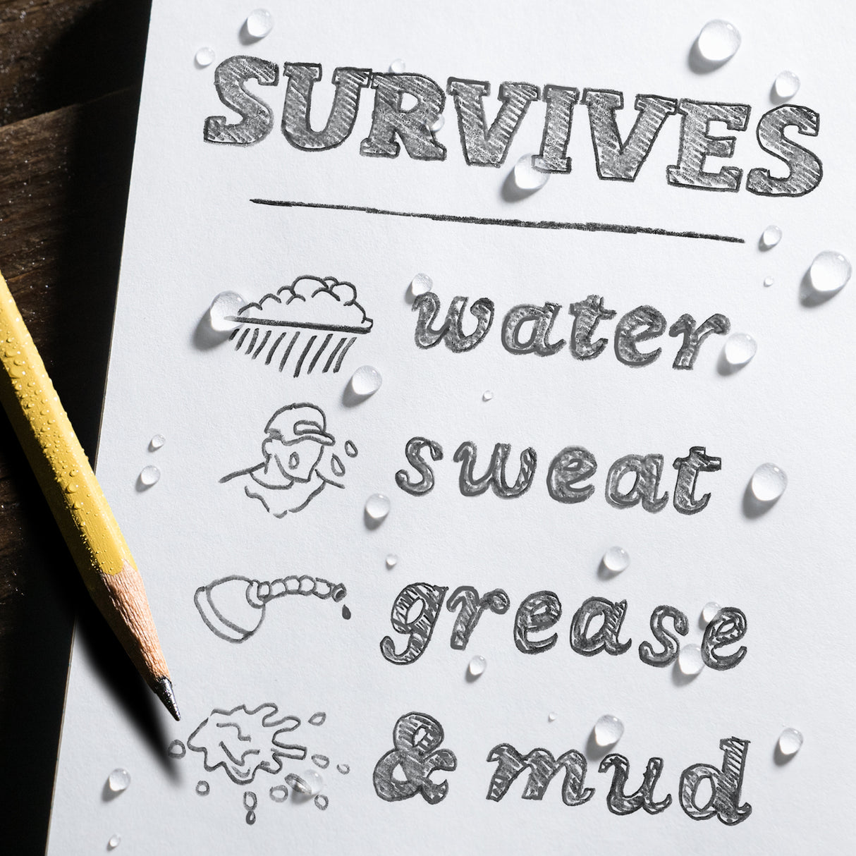 Rite in The Rain - Side Spiral Notebook 22 x 28 cm // Sort fra Rite In The Rain - billede nr. 6 hos GrejFreak.dk