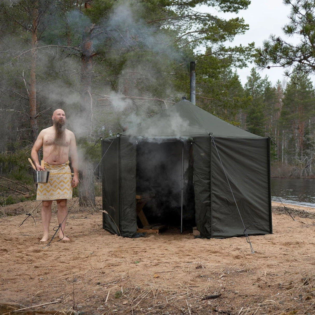 Savotta - Hiisi 4 Saunatelt fra Savotta - billede nr. 3 hos GrejFreak.dk