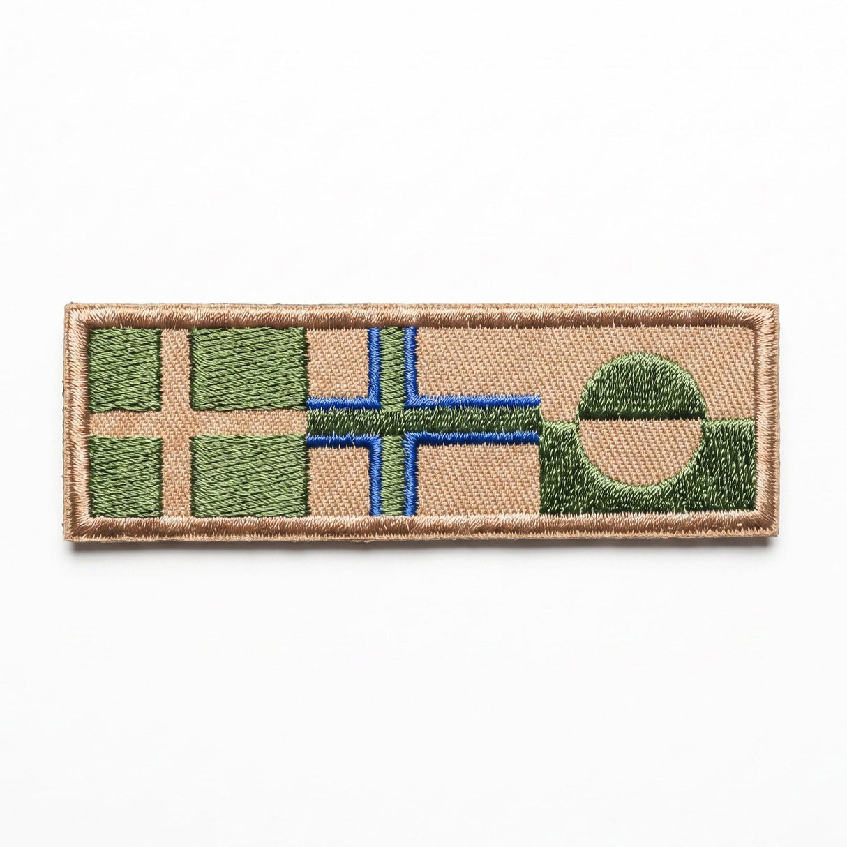 K-Force Tactical - Aflangt Kongeriget Danmark Flag Patch // Olivengrøn fra K-Force Tactical - billede nr. 1 hos GrejFreak.dk