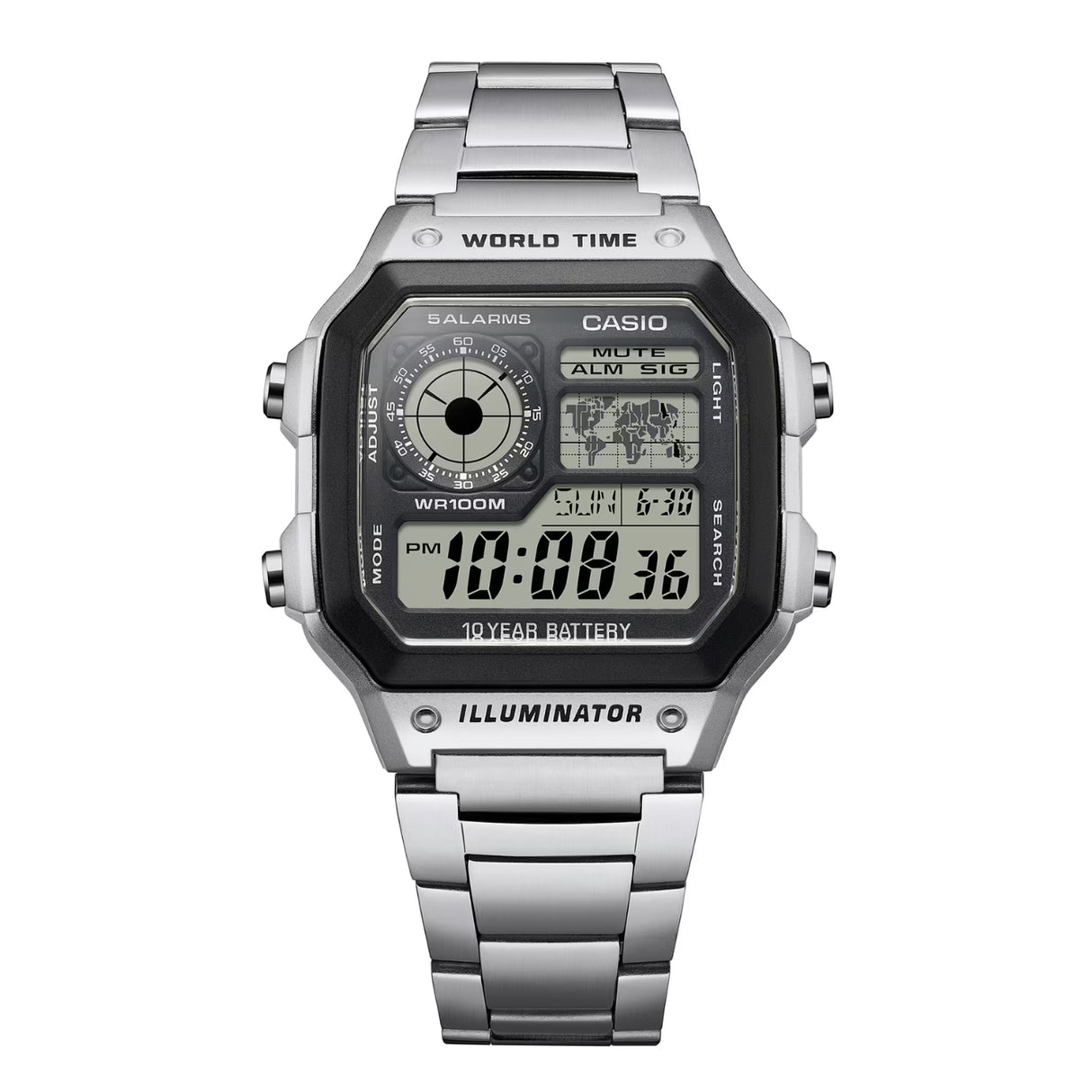 Casio - Timeless AE-1200WHD-1AVEF fra Casio - billede nr. 2 hos GrejFreak.dk