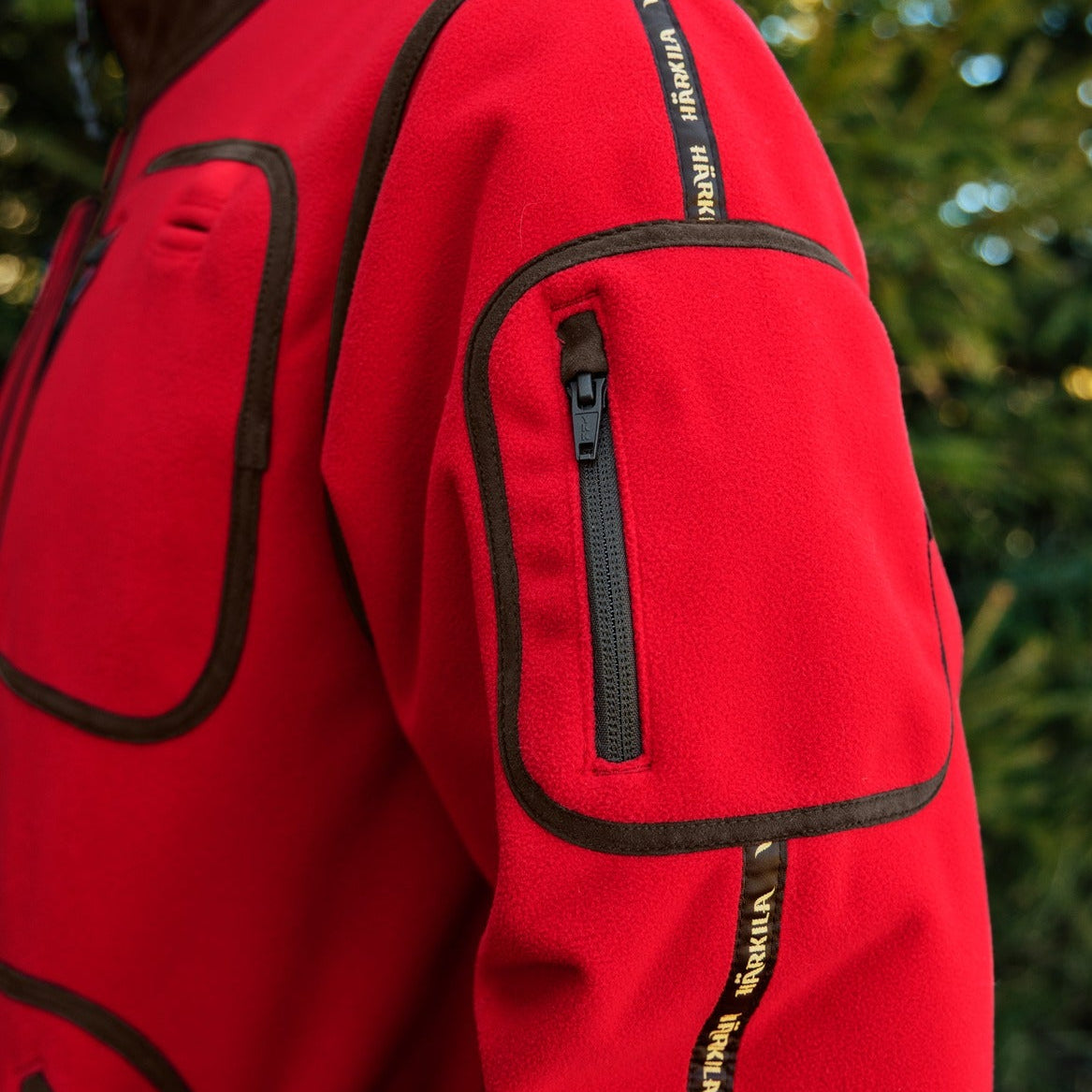 Härkila - Kamko Regal Vendbar Fleece Jakke // Rød / Brun fra Härkila - billede nr. 4 hos GrejFreak.dk