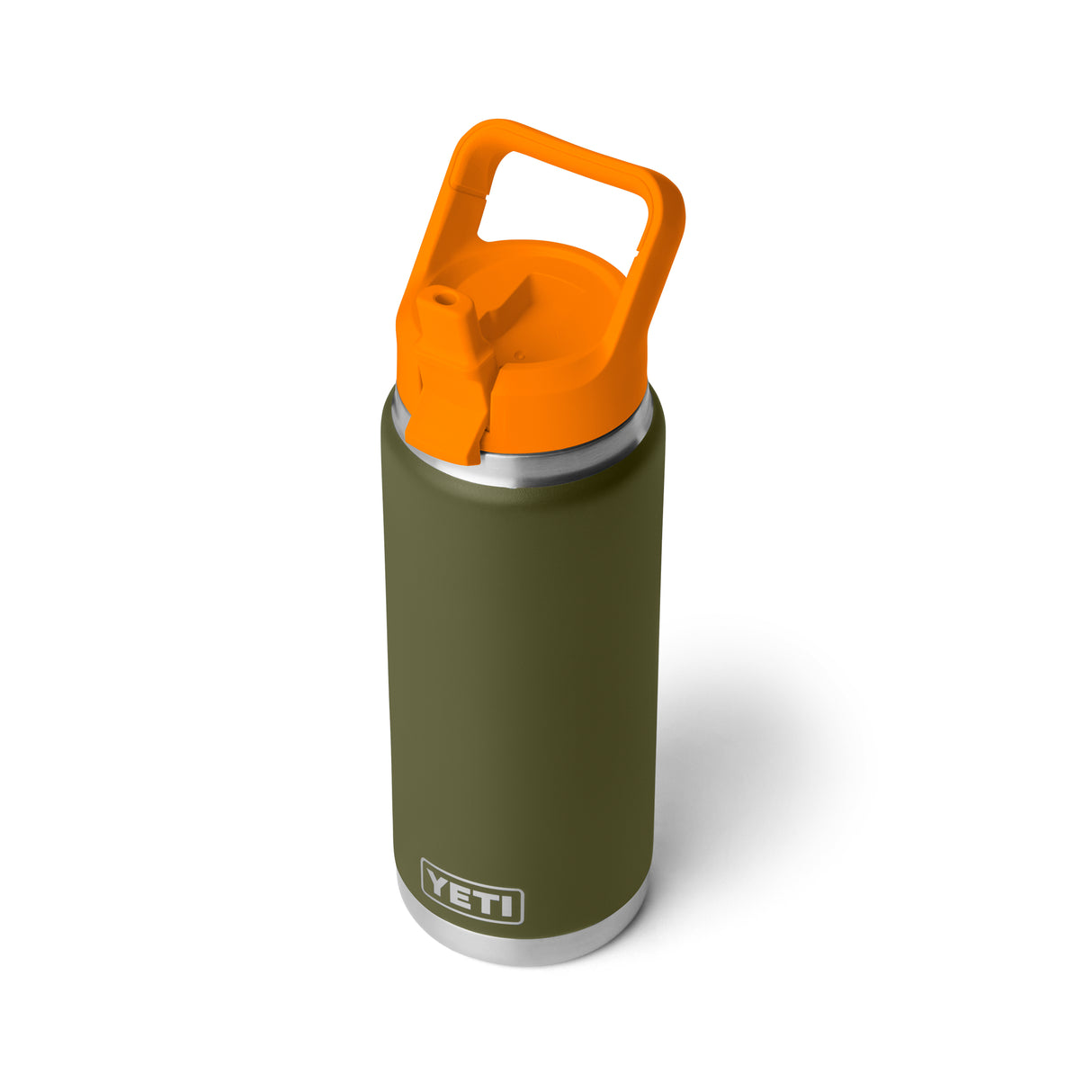 YETI - Rambler Straw Cap Flaske 769 ml // Olivengrøn / King Crab Orange fra YETI - billede nr. 5 hos GrejFreak.dk