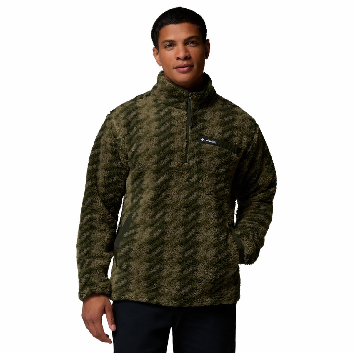 Columbia - Rugged Ridge High Pile Half Zip Fleece // Stone Green Twills fra Columbia - billede nr. 1 hos GrejFreak.dk