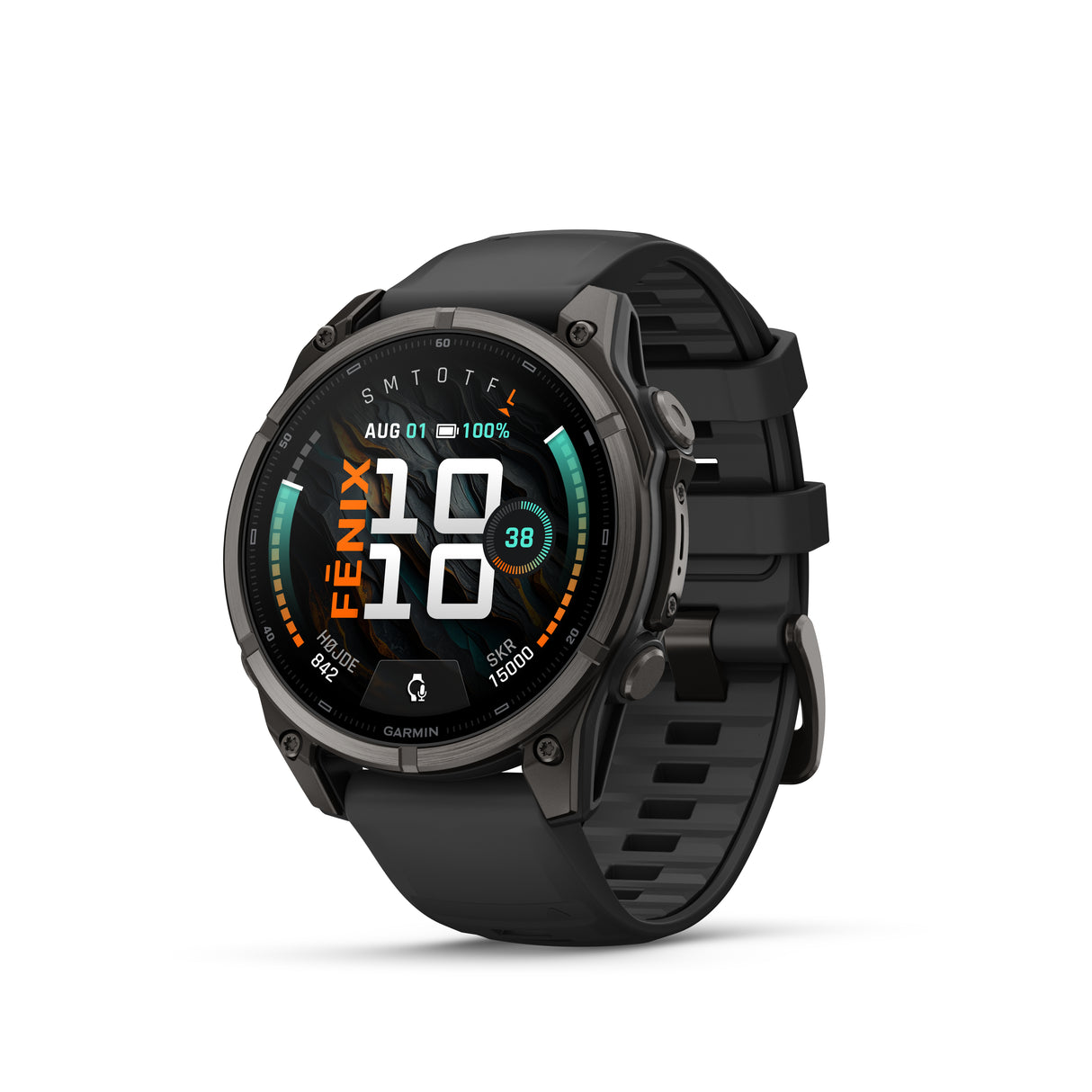 Garmin - Fenix 9 Smartwatch 47 mm // Carbon Grey DLC Titanium fra Garmin - billede nr. 2 hos GrejFreak.dk